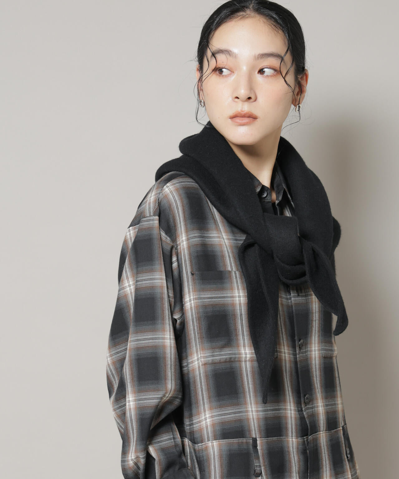 SUPER110blend リバー三角ストール 6695241301