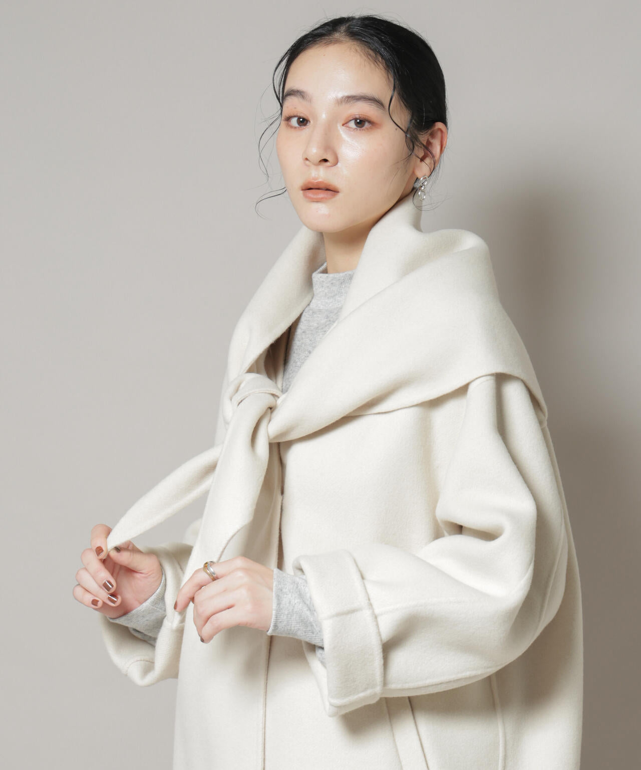 SUPER110blend リバー三角ストール 6695241301