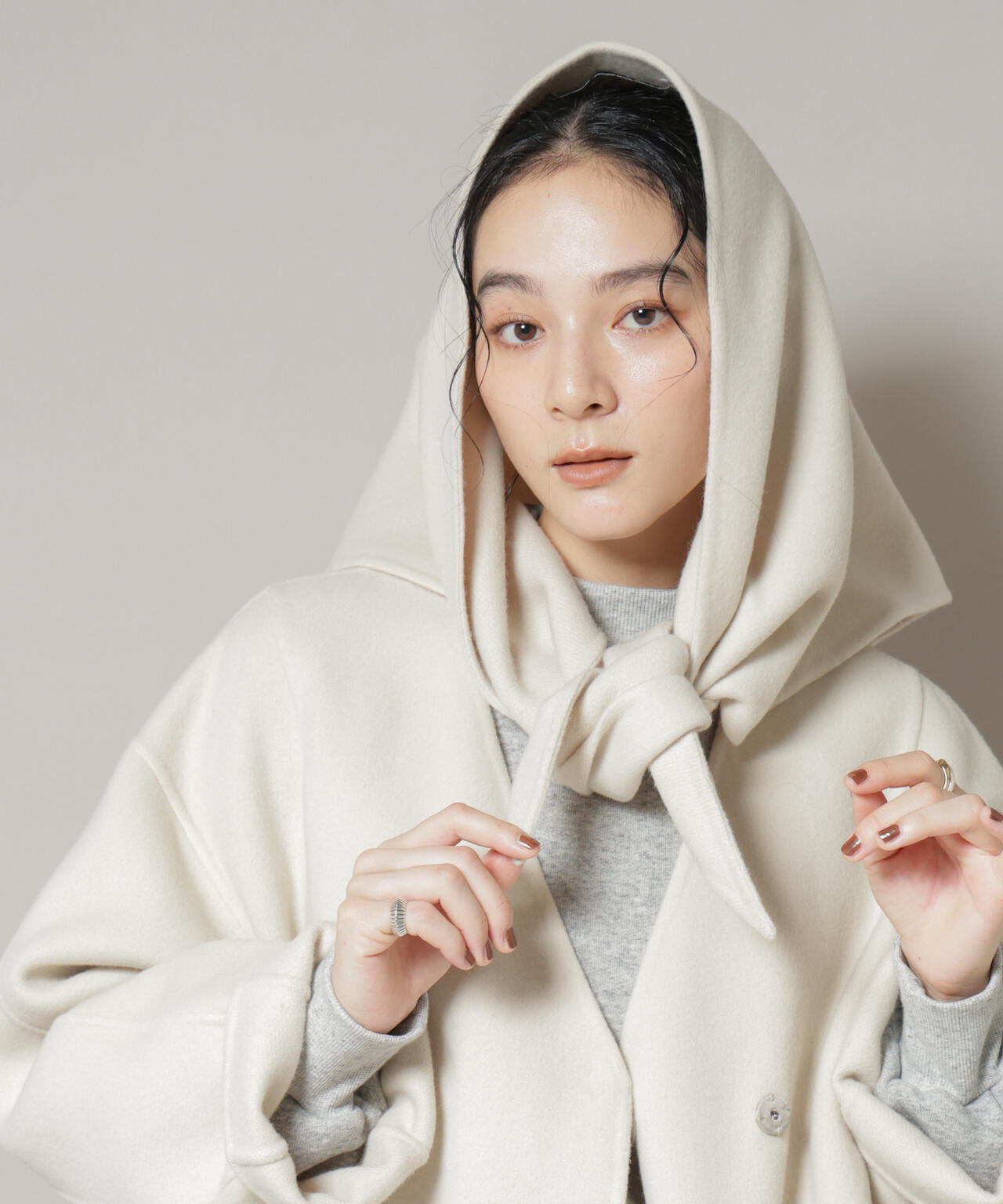 SUPER110blend リバー三角ストール 6695241301