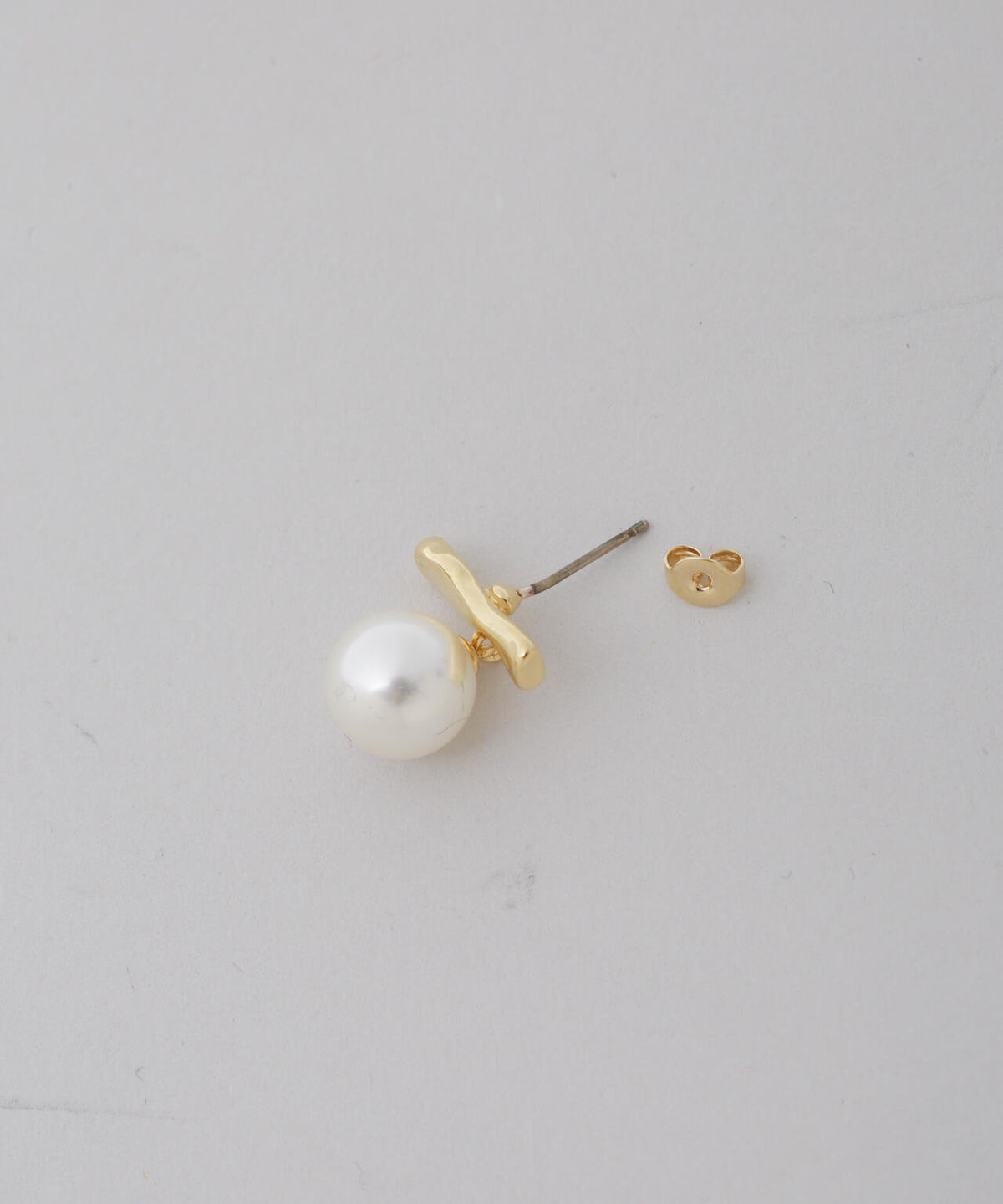 バー&イミテーションパールピアス 6695245300