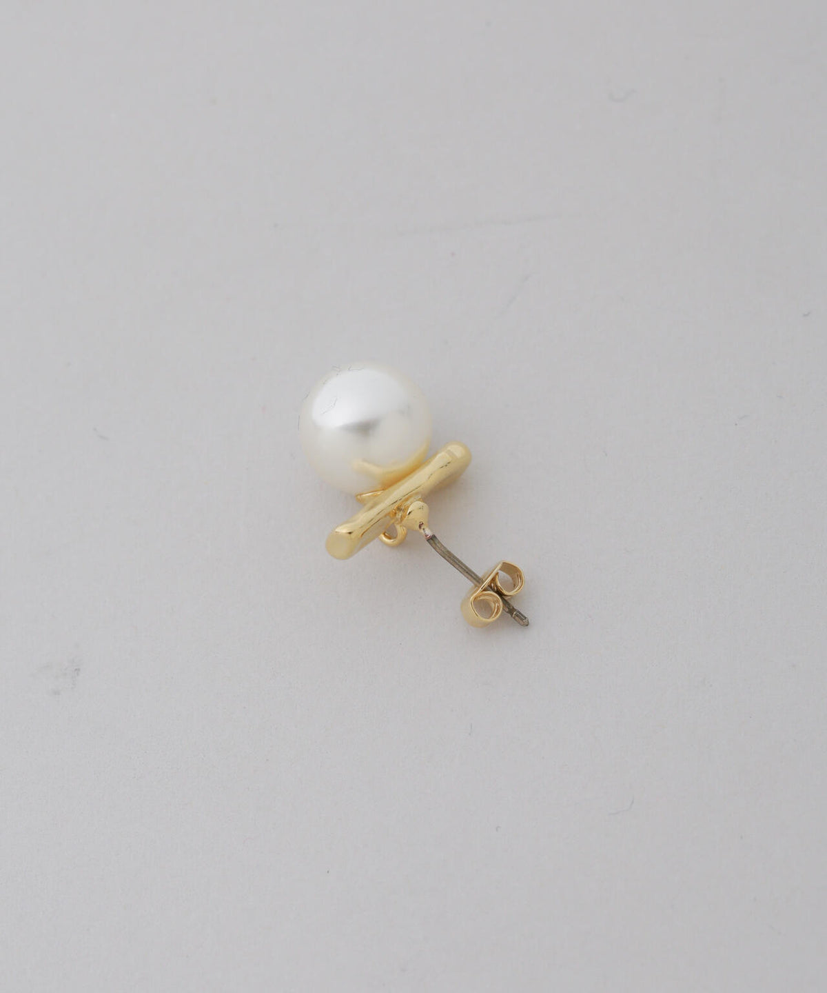 バー&イミテーションパールピアス 6695245300