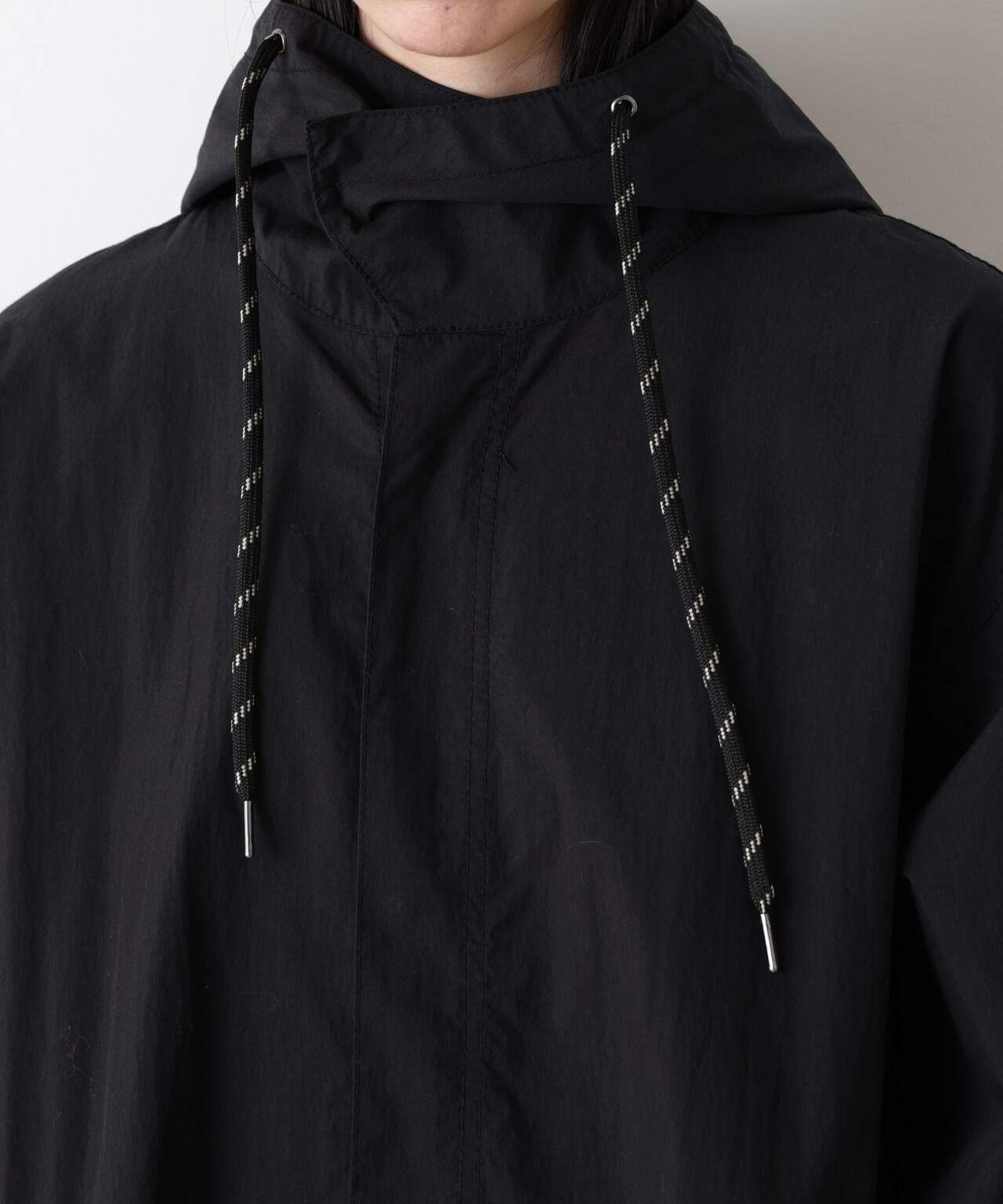 「STEVELOUR」コットンナイロンロングボリュームブルゾン(セットアップ可) 6696111304