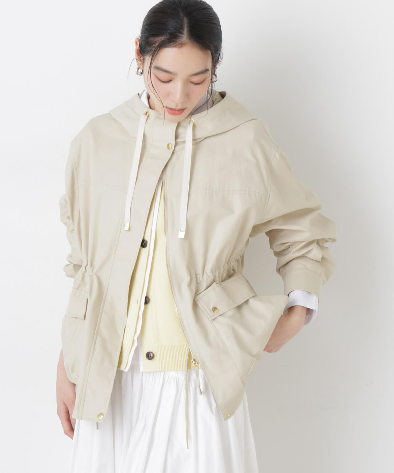 撥水フードブルゾン 6696112302