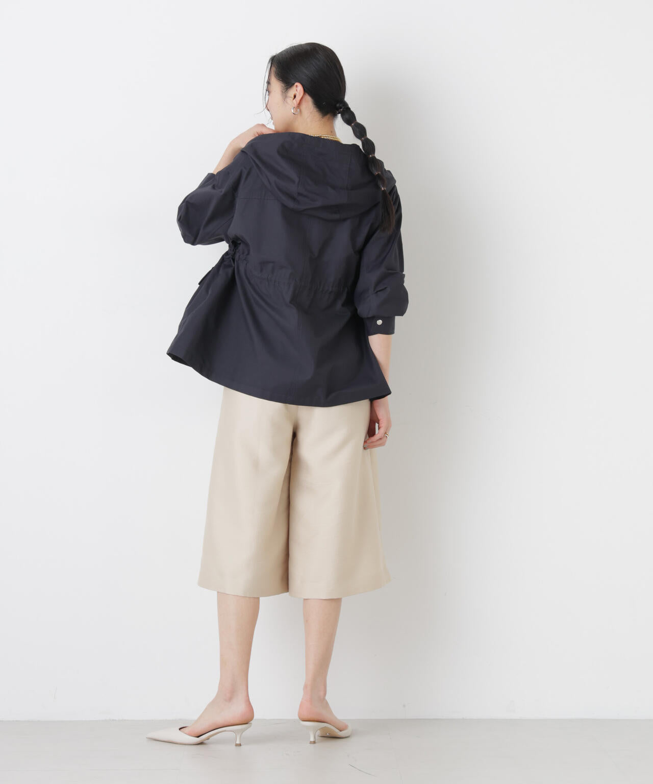 撥水フードブルゾン 6696112302