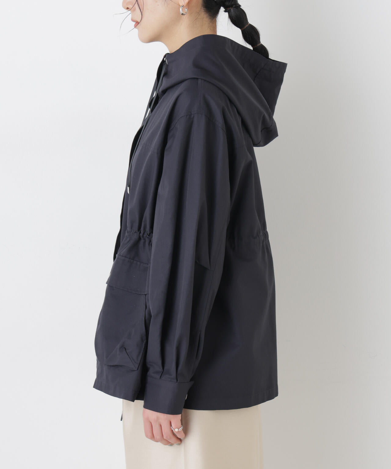 撥水フードブルゾン 6696112302