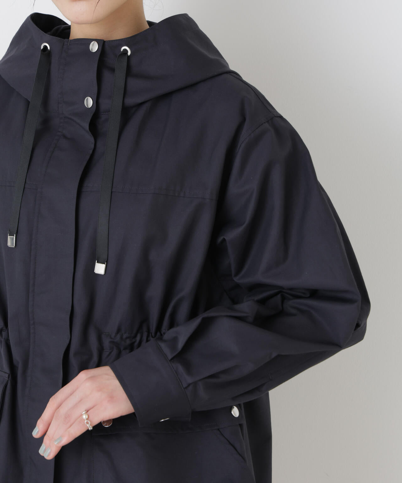 撥水フードブルゾン 6696112302