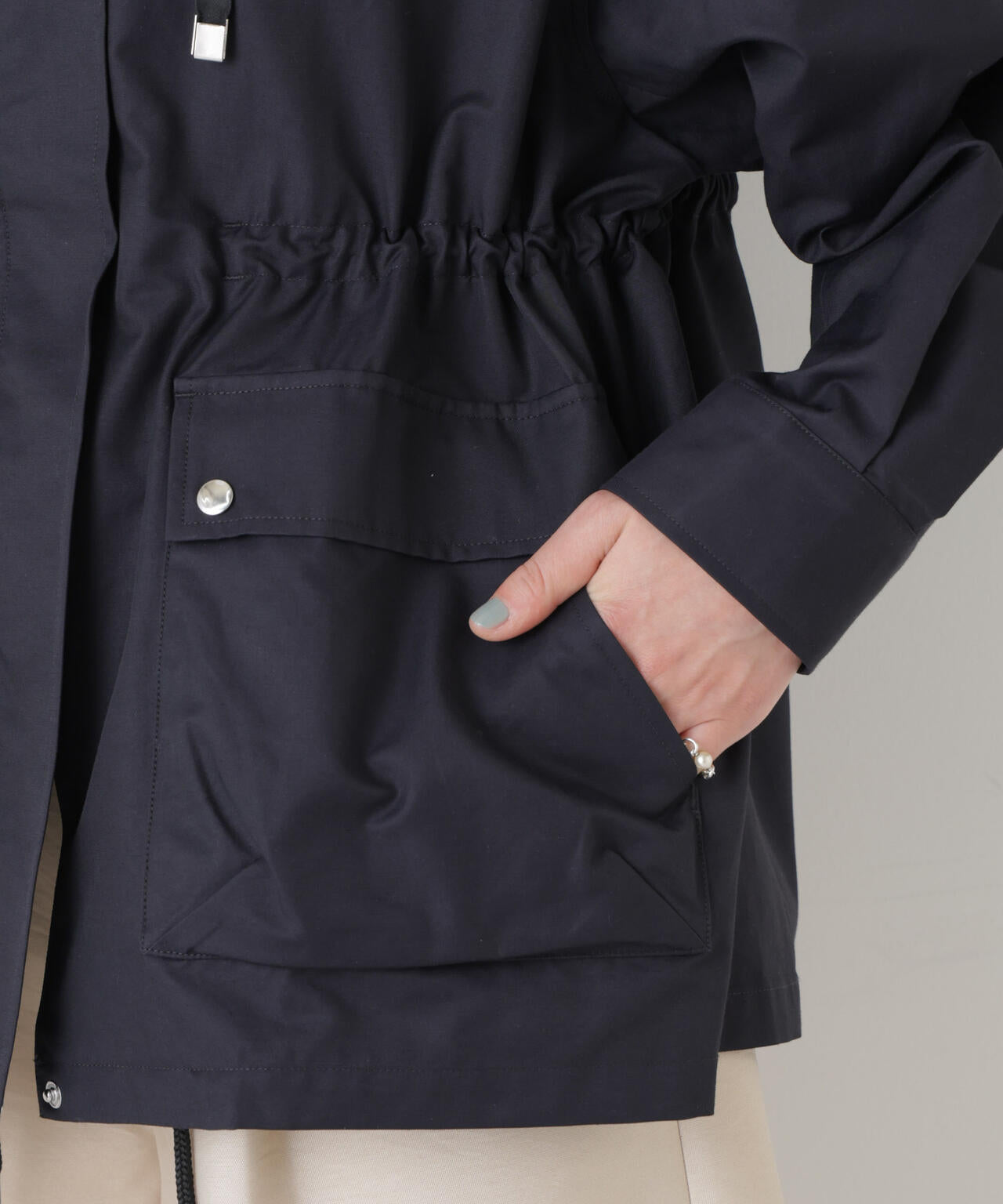 撥水フードブルゾン 6696112302