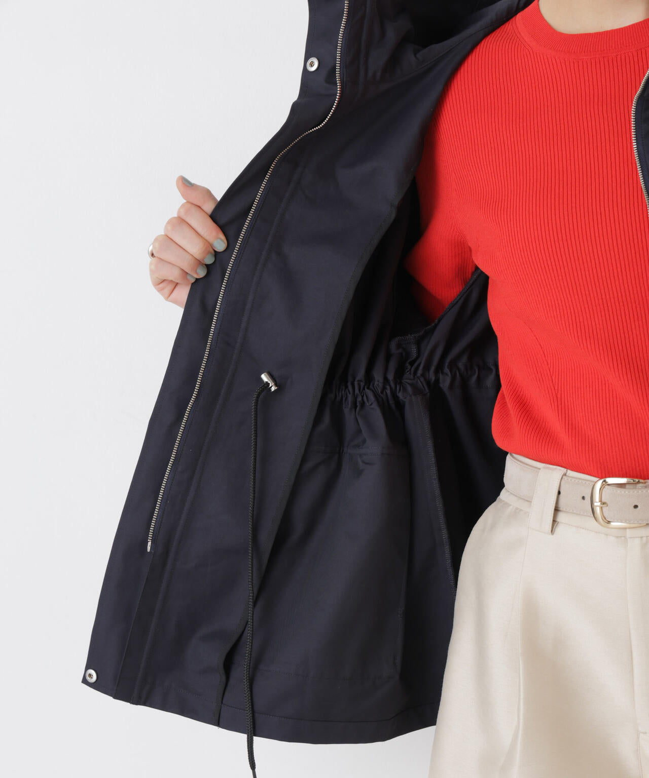 撥水フードブルゾン 6696112302