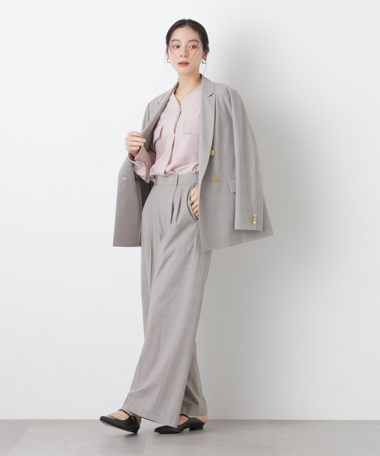 トロストレッチダブルジャケット(セットアップ可) 6696116302