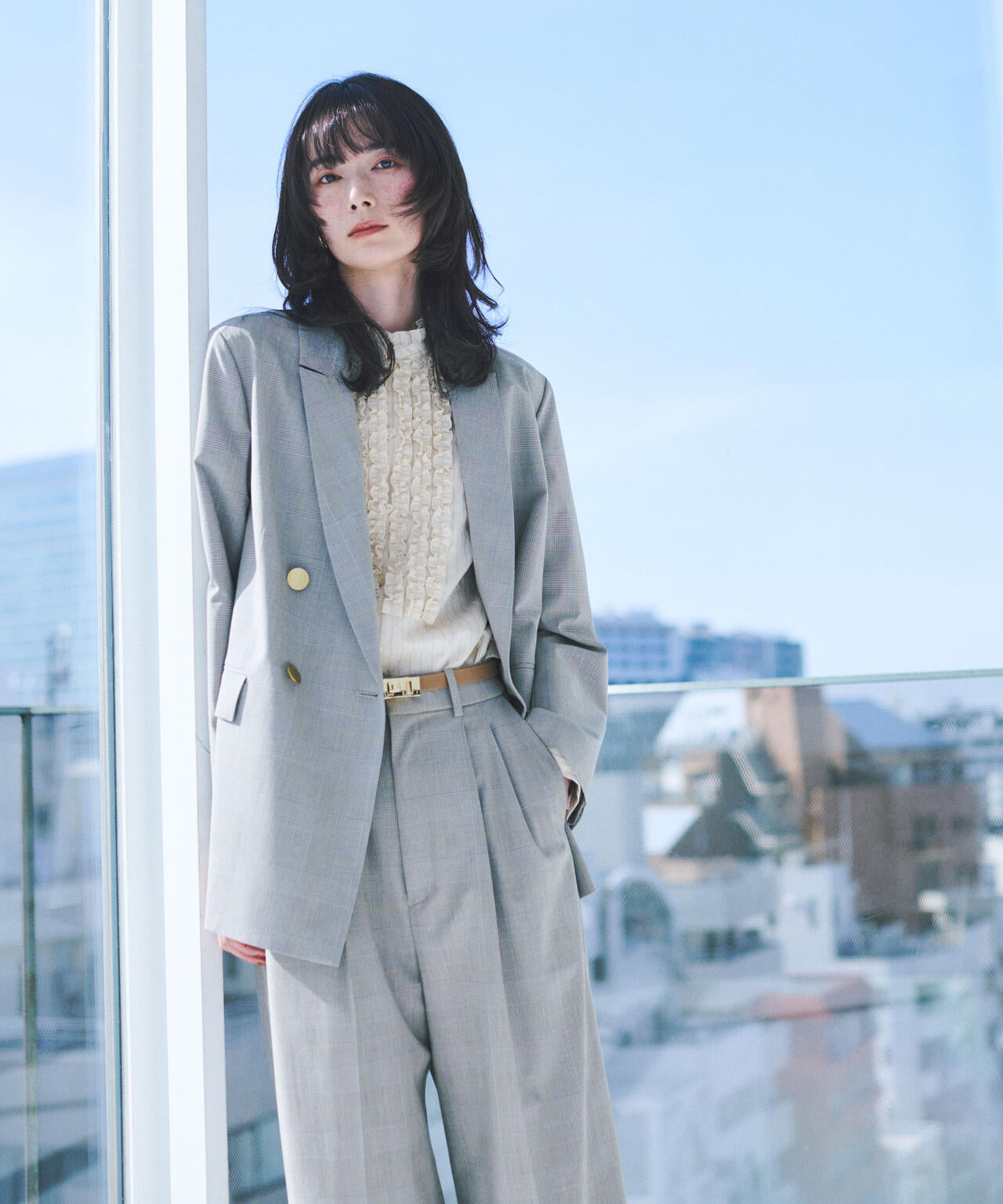 トロストレッチダブルジャケット(セットアップ可) 6696116302