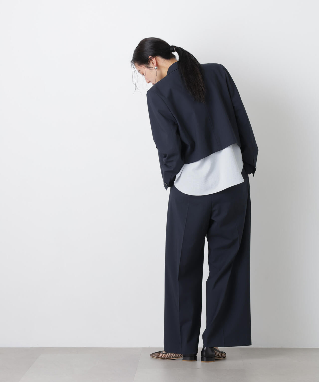 トロストレッチショートダブルジャケット(セットアップ可) 6696116303