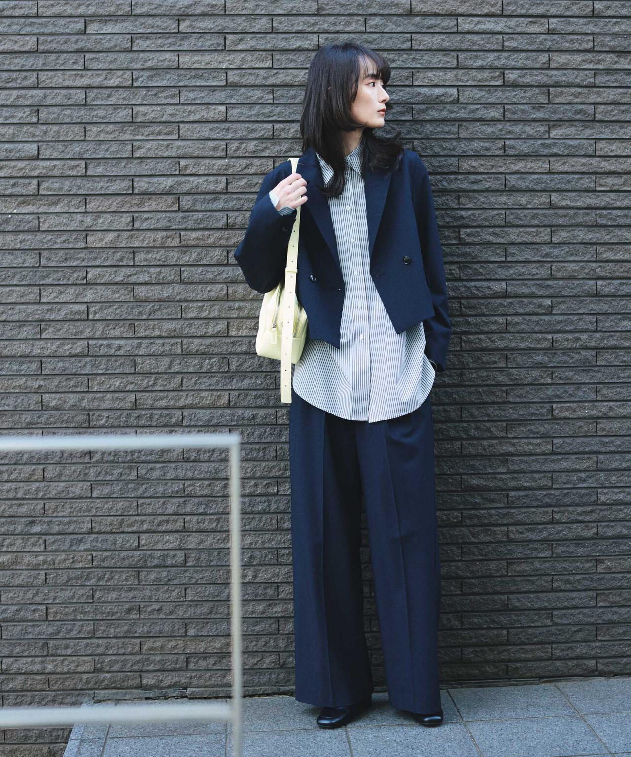 トロストレッチショートダブルジャケット(セットアップ可) 6696116303