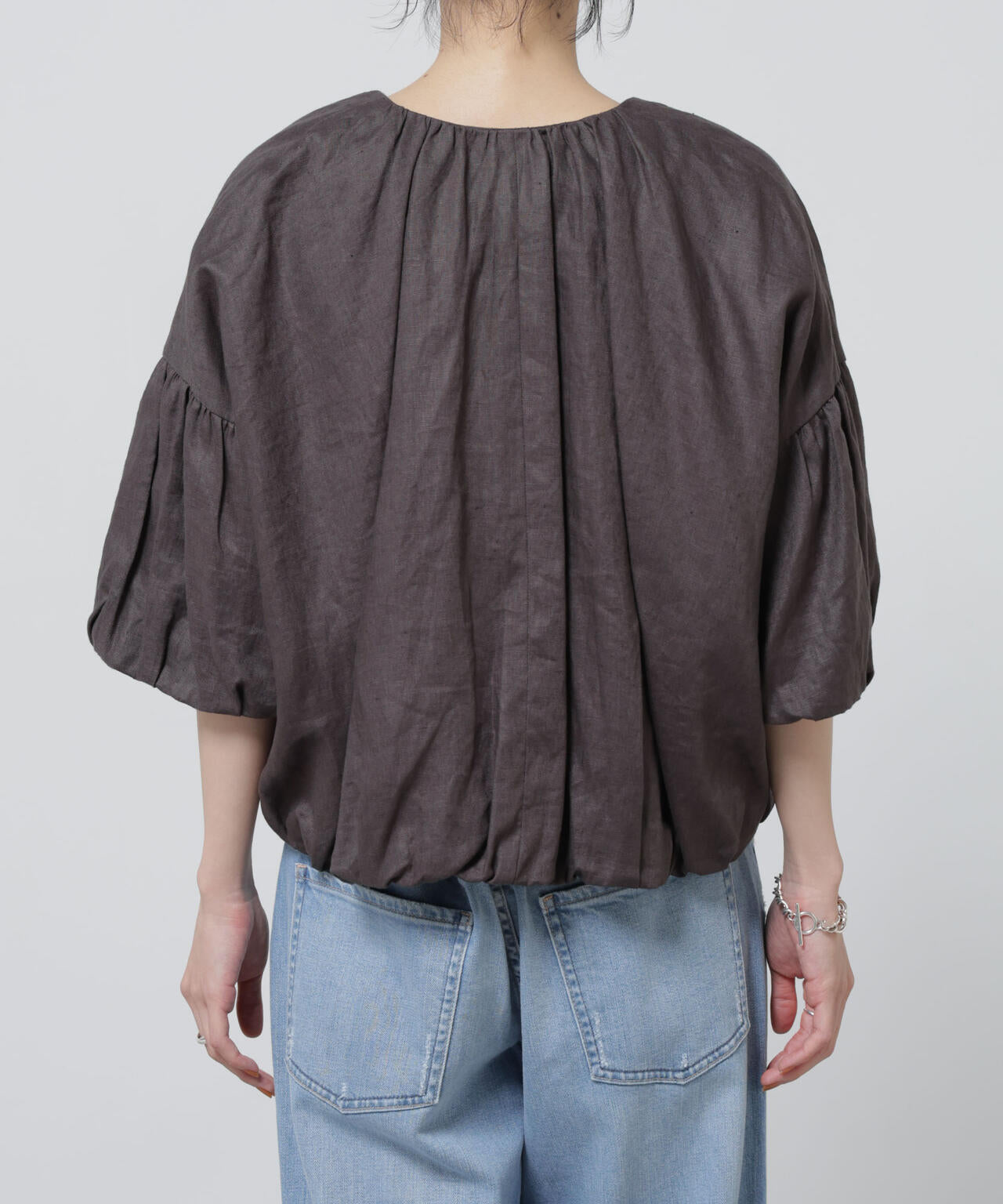 European Flax ギャザーバルーンブルゾン(セットアップ可) 6696116308