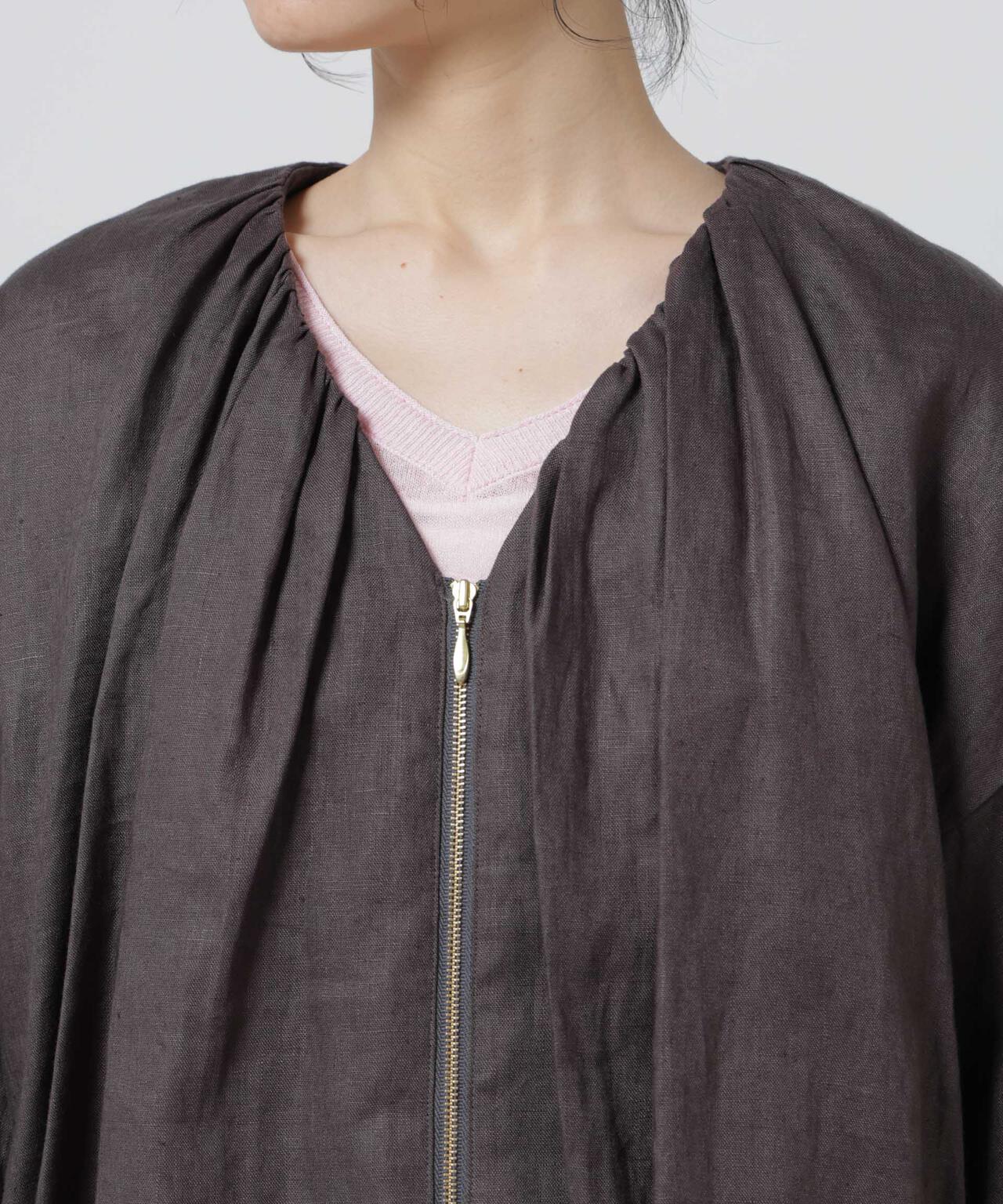 European Flax ギャザーバルーンブルゾン(セットアップ可) 6696116308