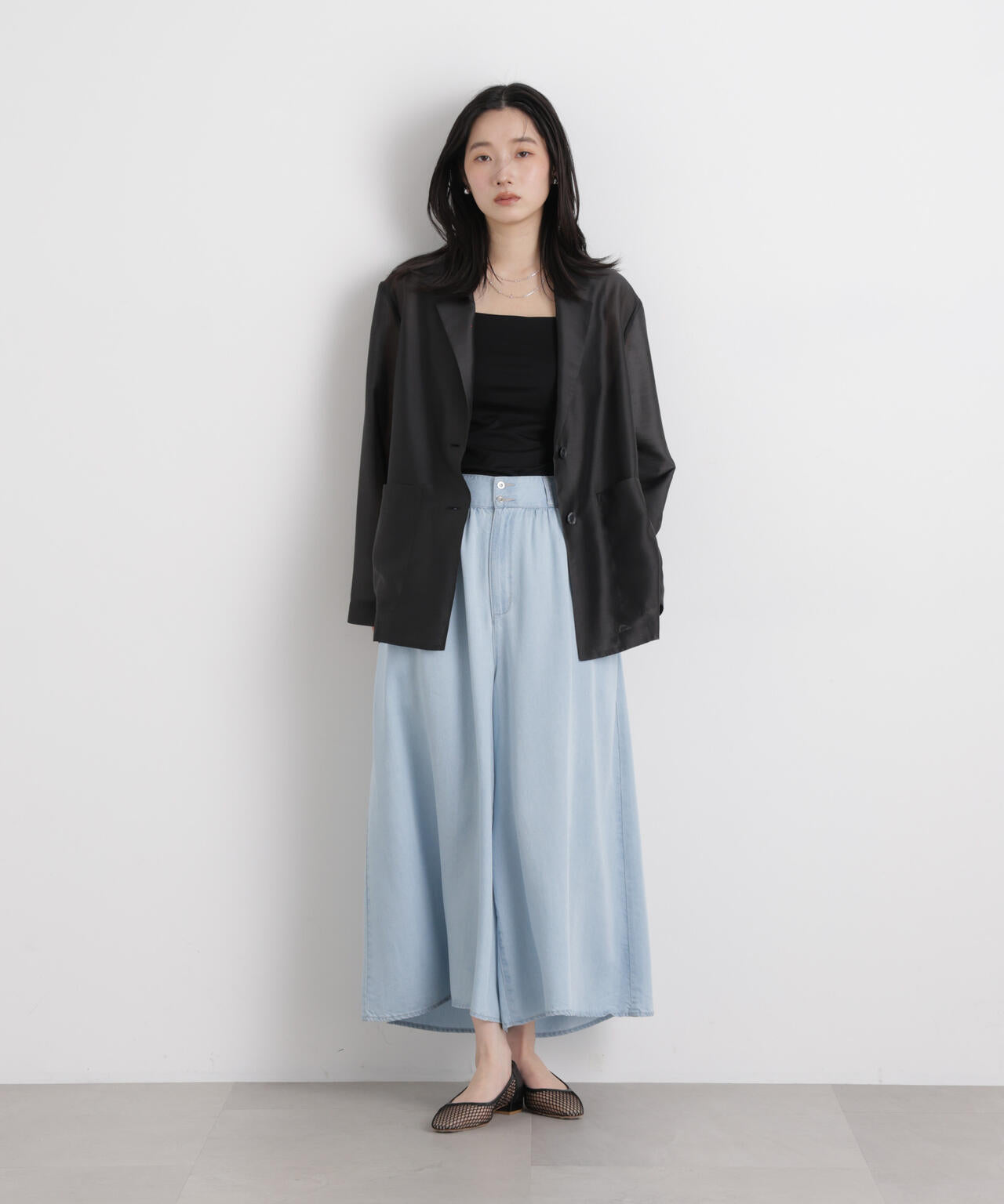 シアーテーラードオーバージャケット 6696116310