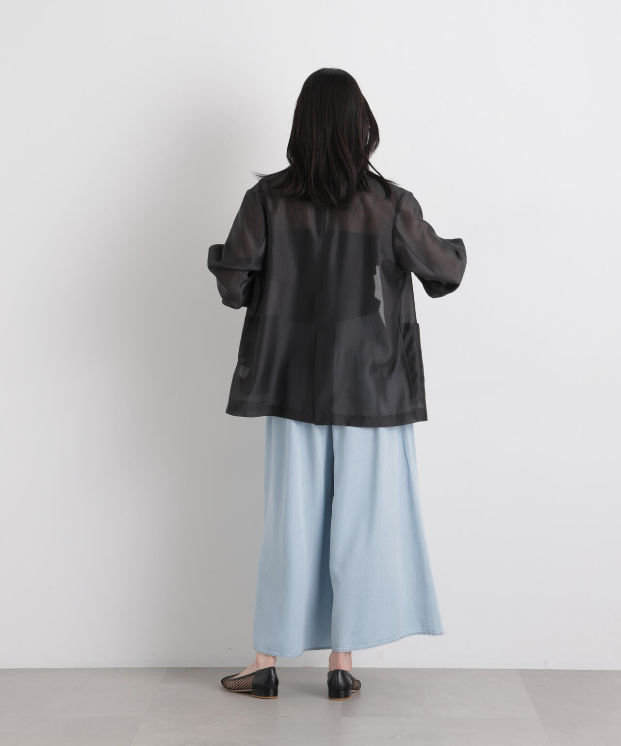 シアーテーラードオーバージャケット 6696116310