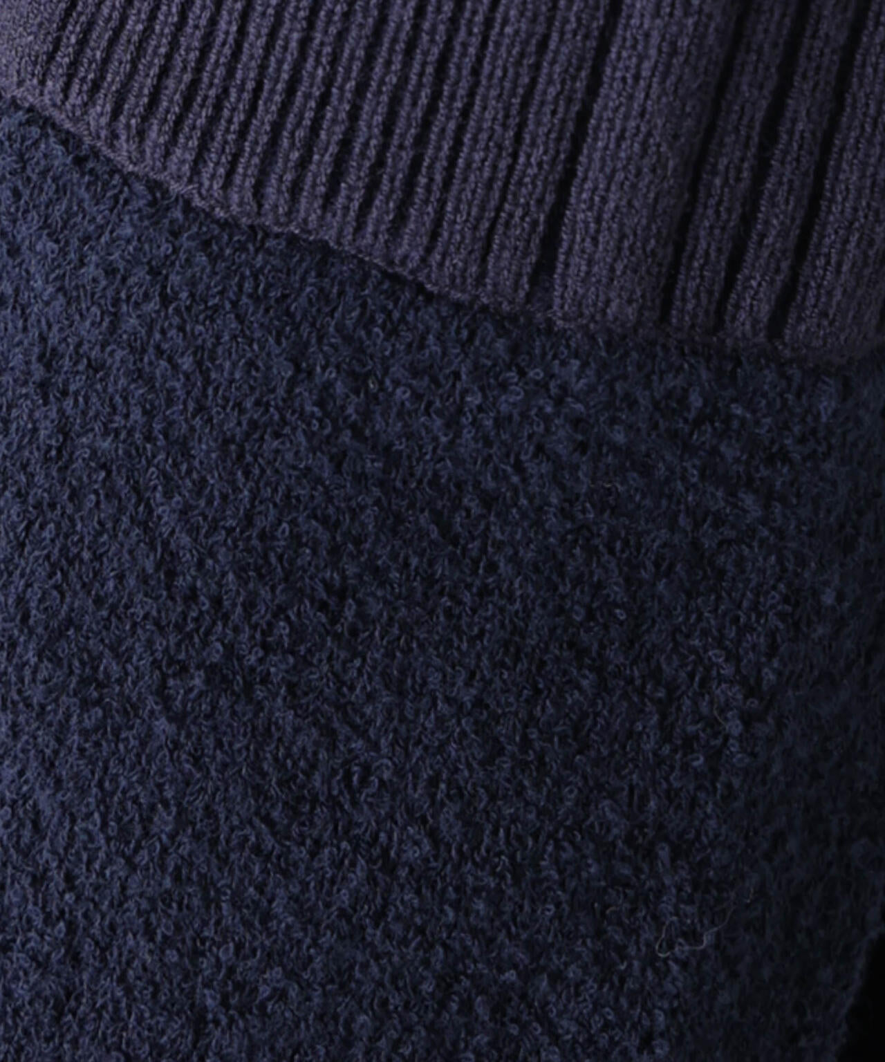 衿付きランダムリブニットワンピース 6696119304