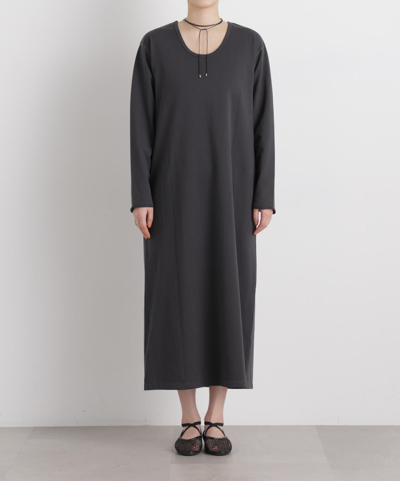 前後2wayチョーカー付きカットワンピース 6696119309