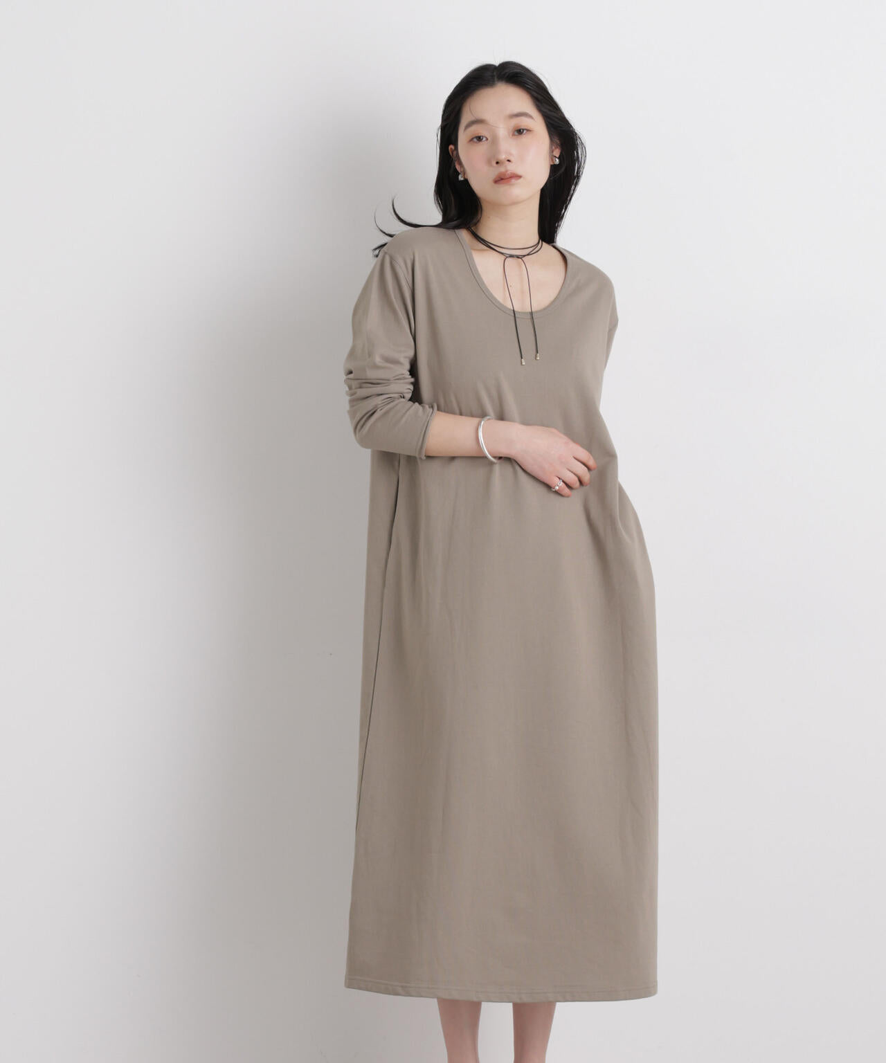 前後2wayチョーカー付きカットワンピース 6696119309