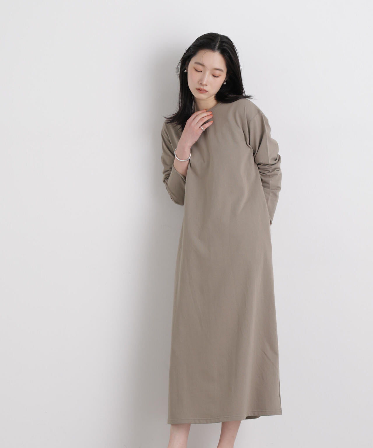 前後2wayチョーカー付きカットワンピース 6696119309