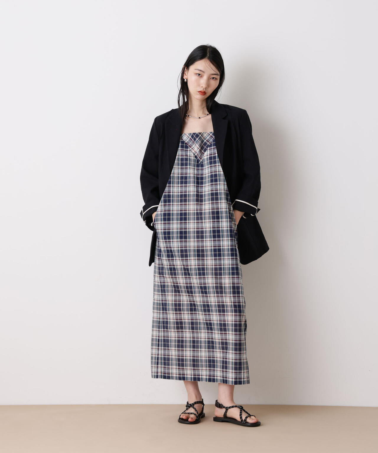 「STEVELOUR」バックオープンキャミワンピース(セットアップ可) 6696119312