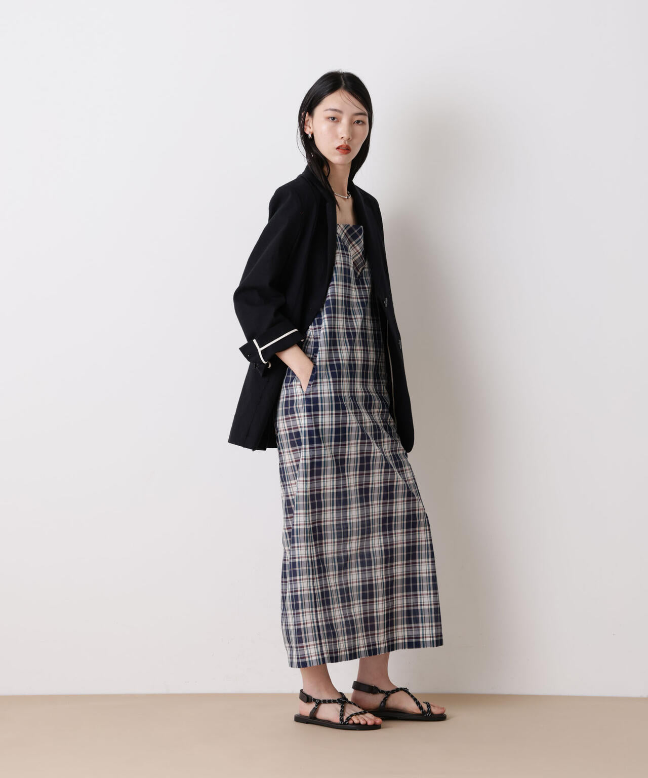 「STEVELOUR」バックオープンキャミワンピース(セットアップ可) 6696119312