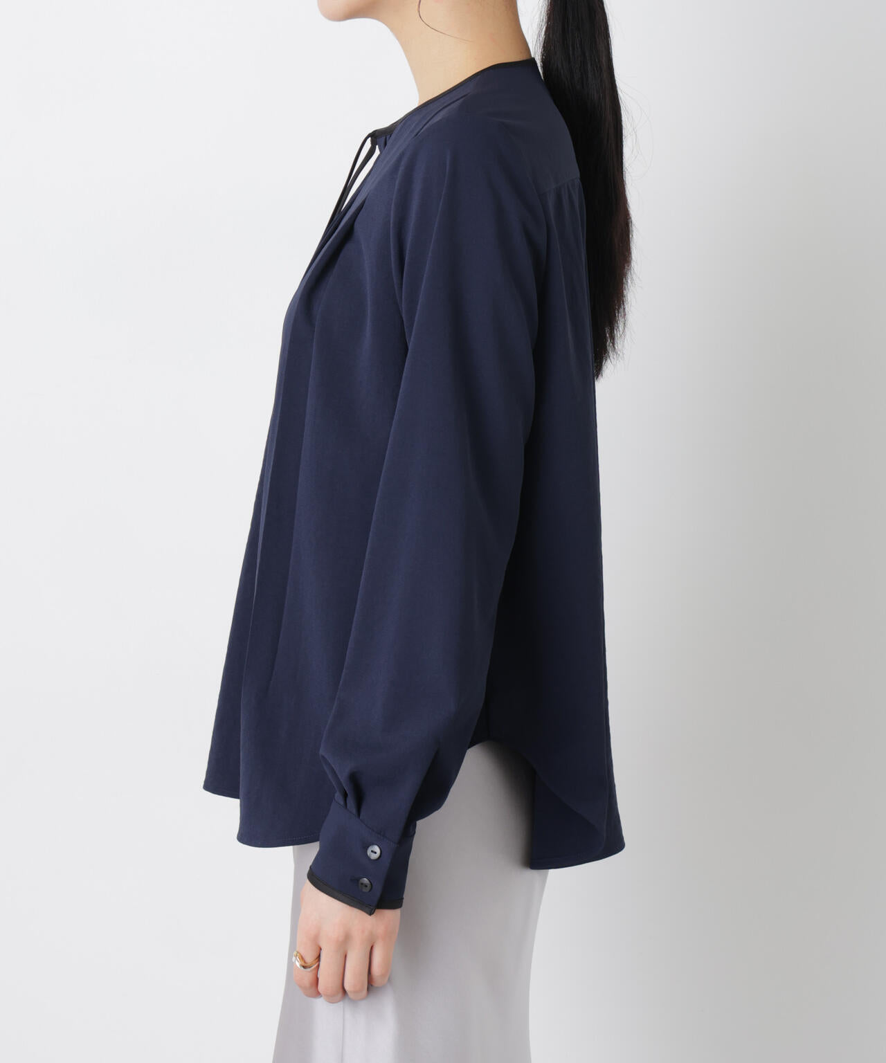 タックリボンブラウス 6696120309