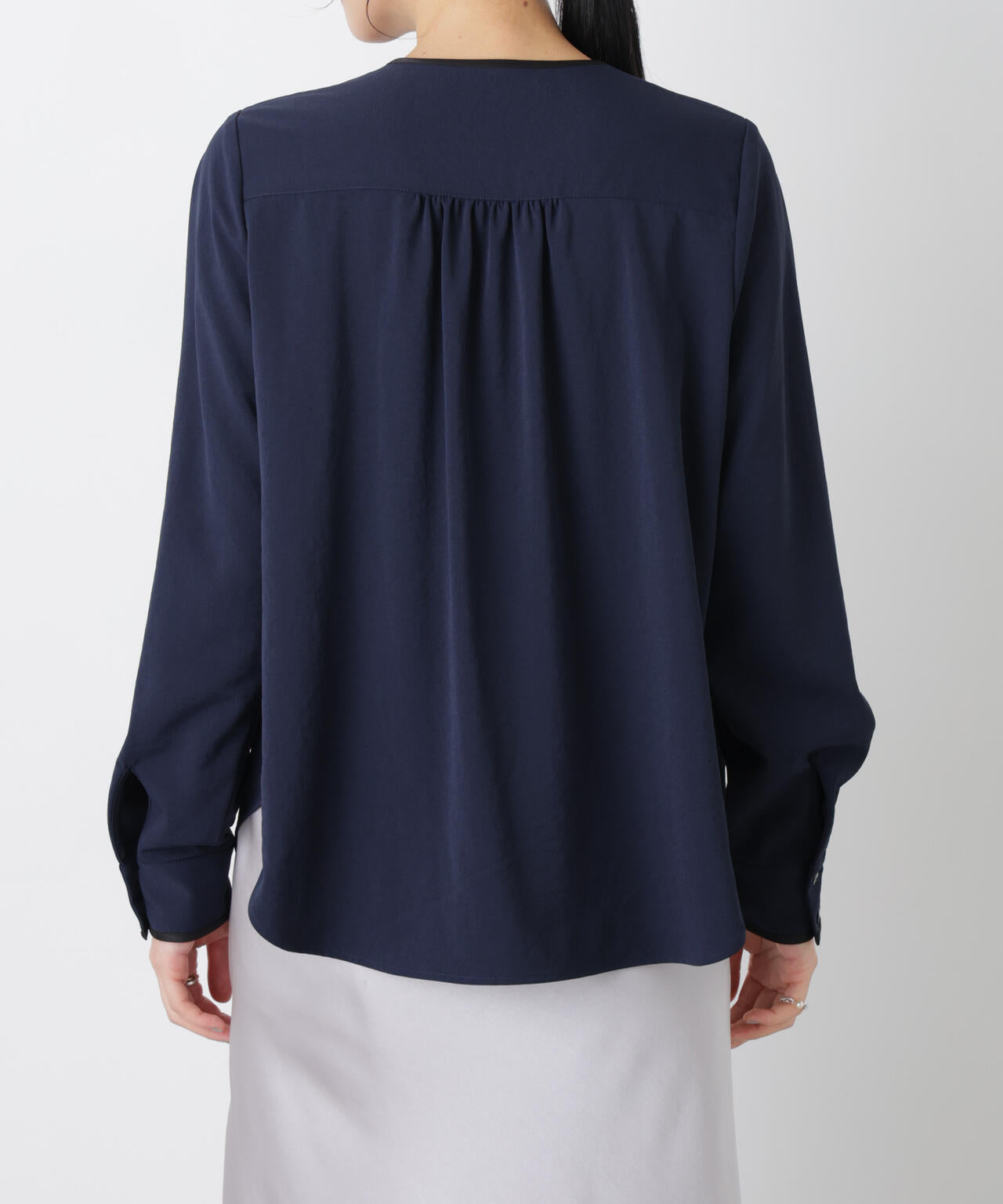 タックリボンブラウス 6696120309