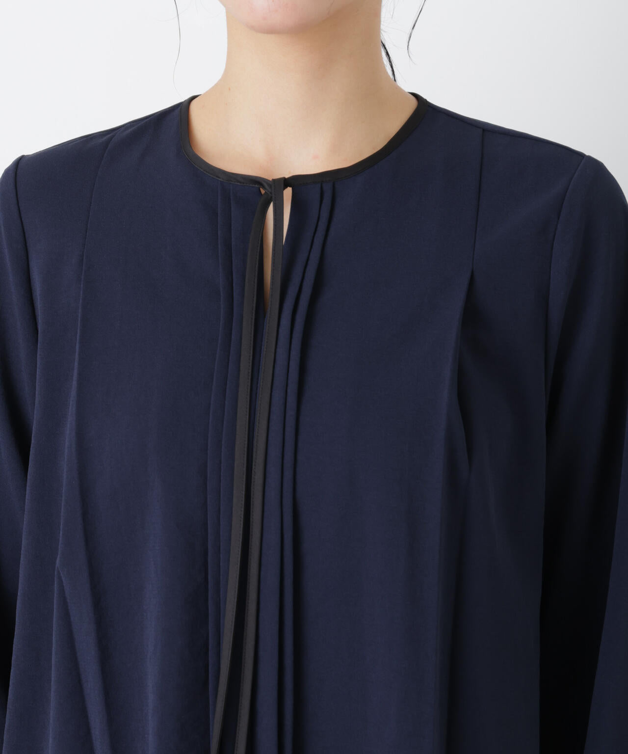 タックリボンブラウス 6696120309