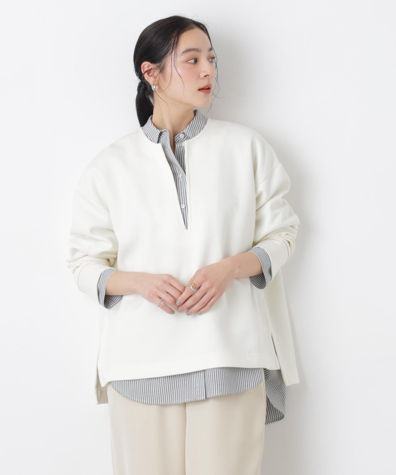 2wayオーバーシャツ 6696120310