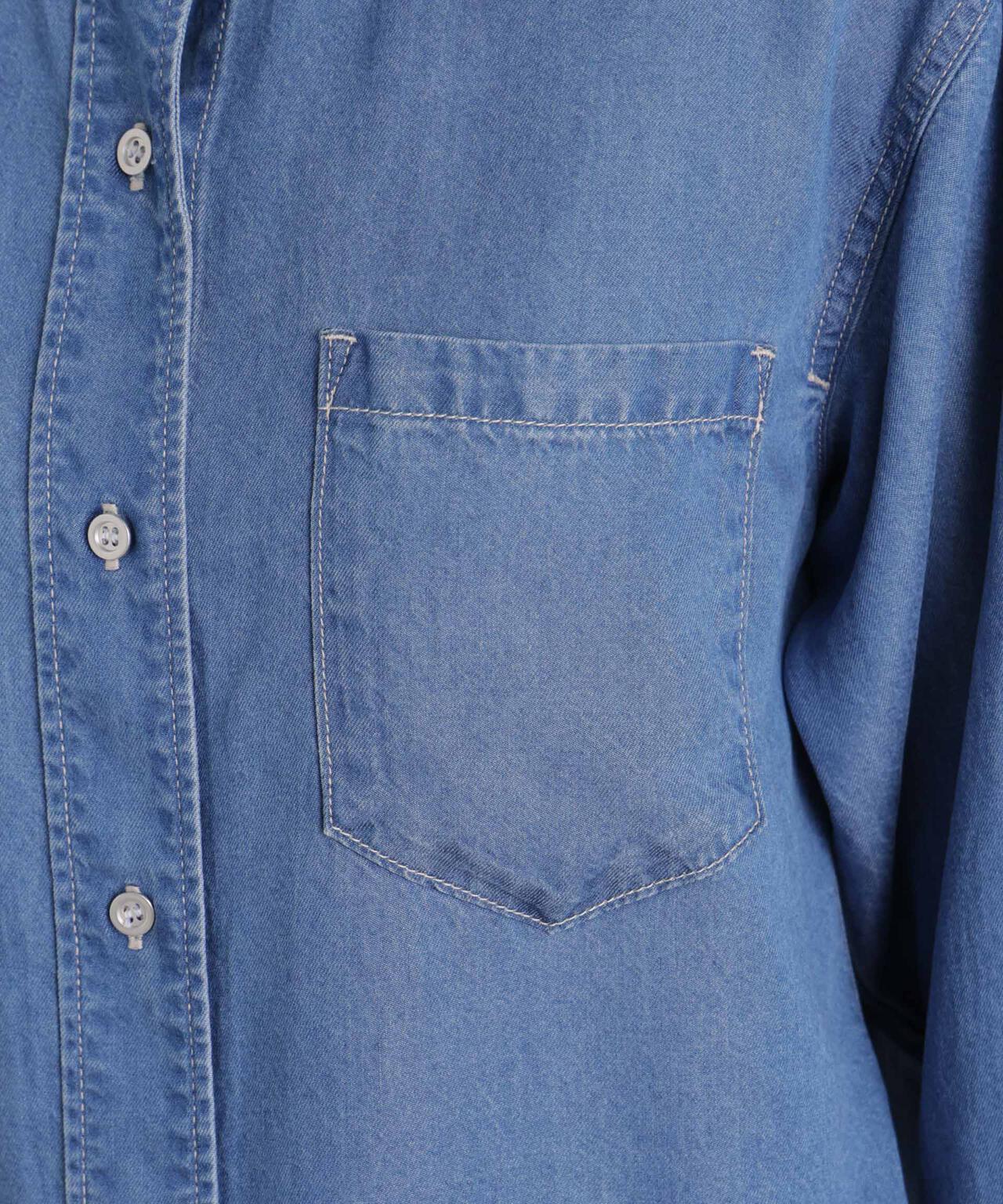 テンセルデニムリラックスシャツ(セットアップ可) 6696120316