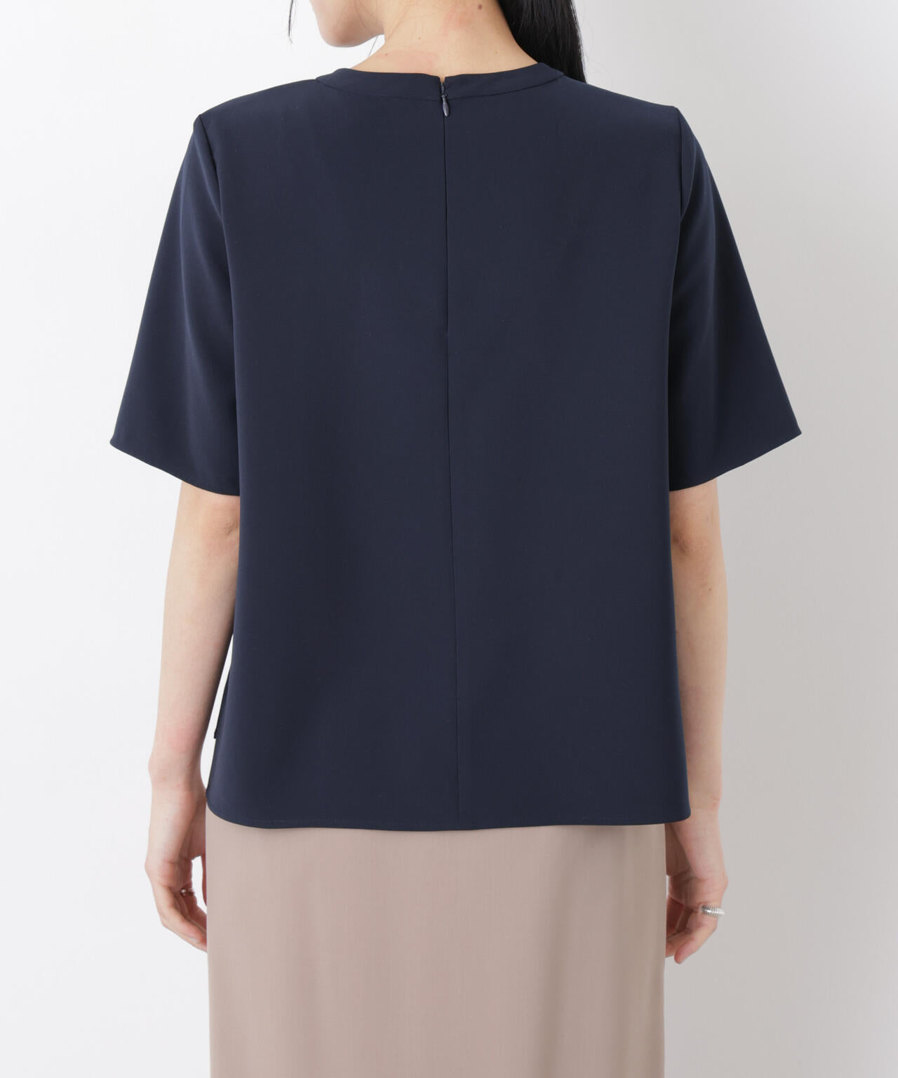 DressT/クルーネックハーフスリーブブラウス 6696121302