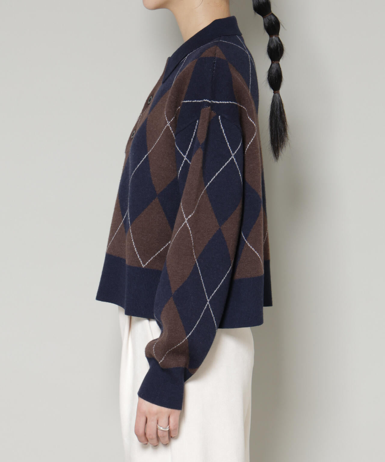 アーガイルワイドポロニット 6696122300