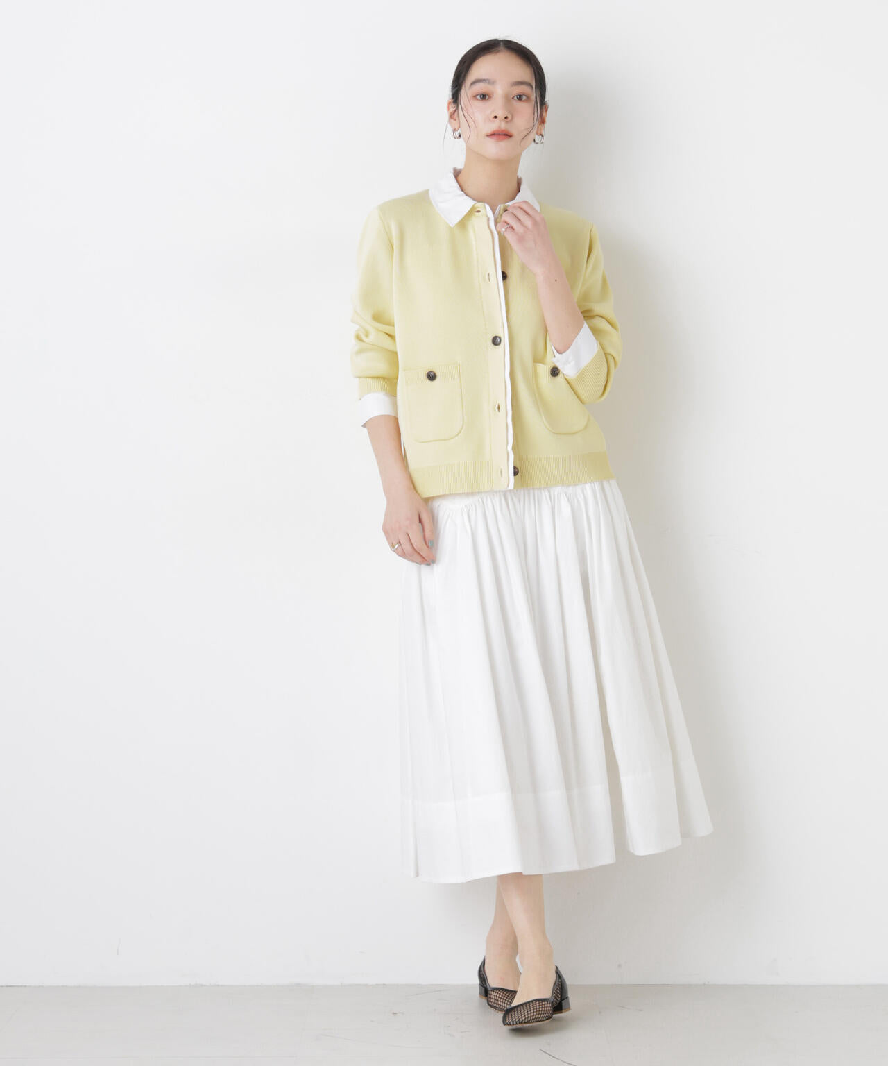 シャツドッキングニットカーディガン 6696122303