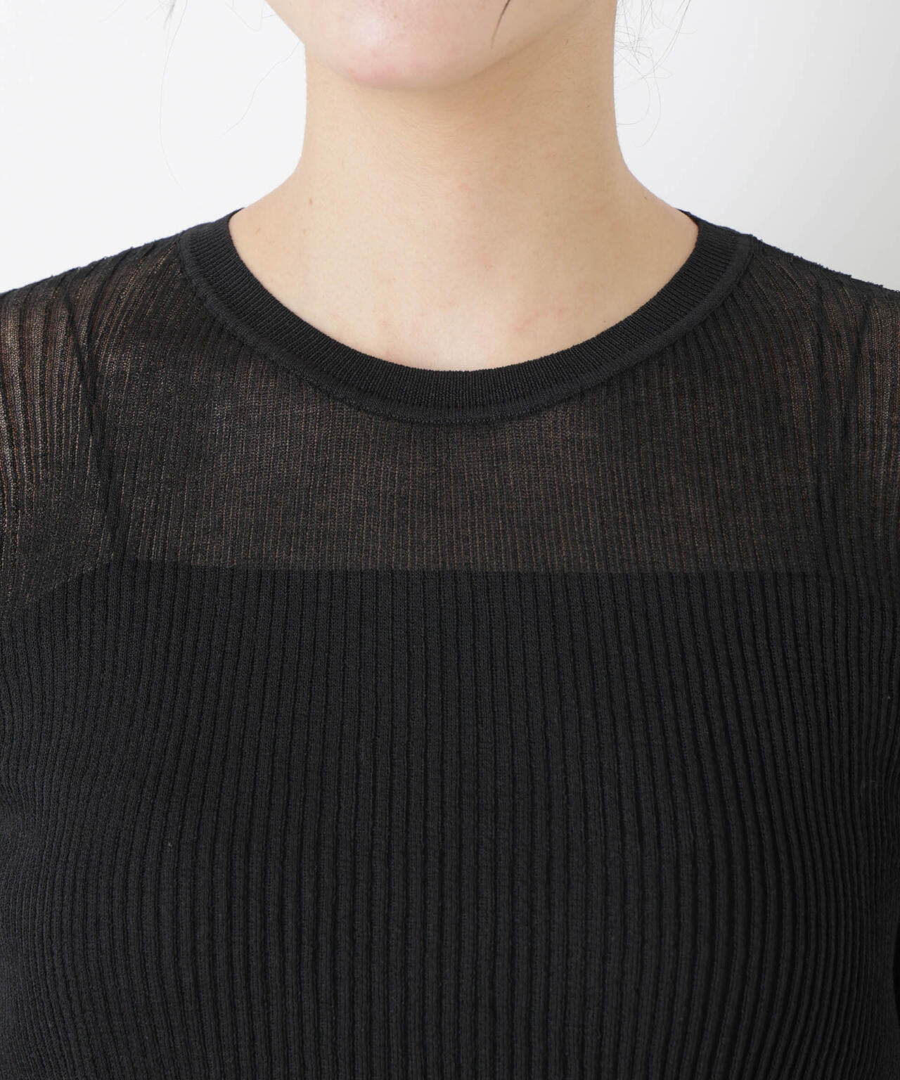 シアーリブフリルカフニット 6696122304