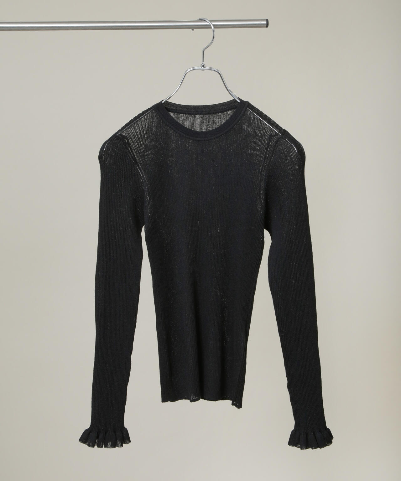 シアーリブフリルカフニット 6696122304