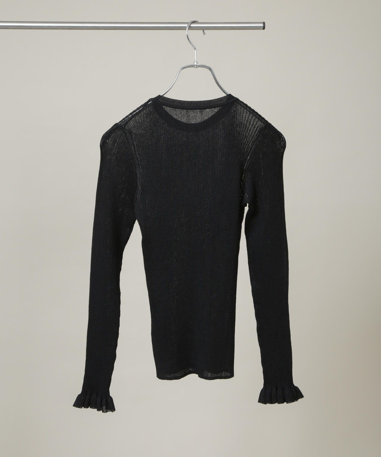 シアーリブフリルカフニット 6696122304