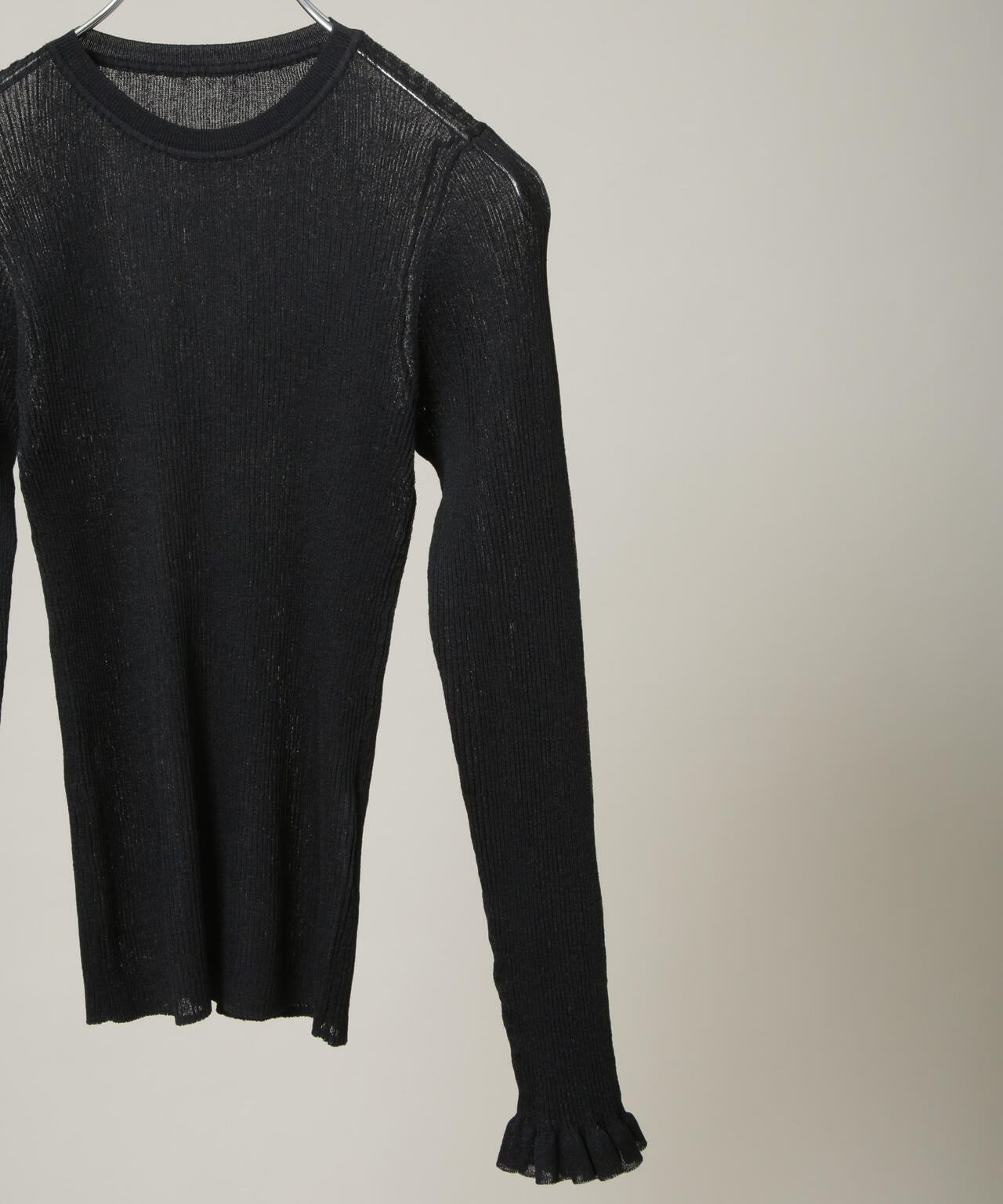 シアーリブフリルカフニット 6696122304