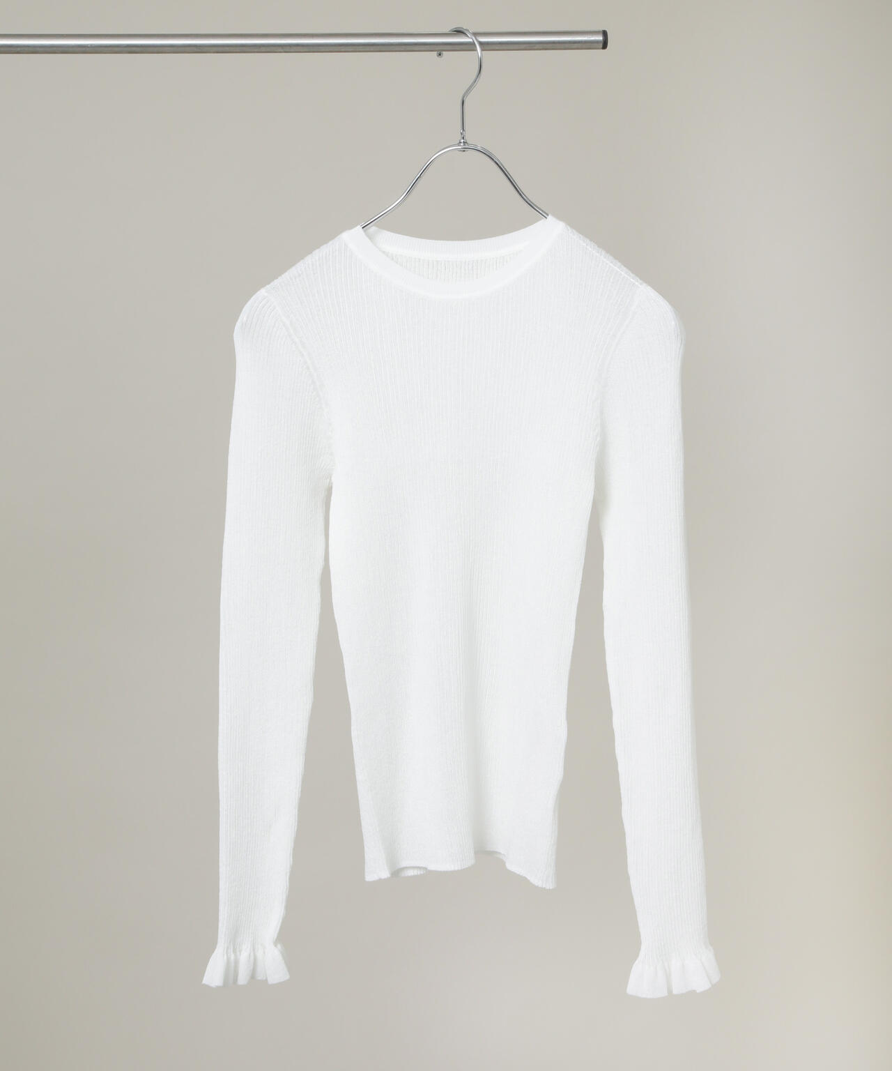 シアーリブフリルカフニット 6696122304