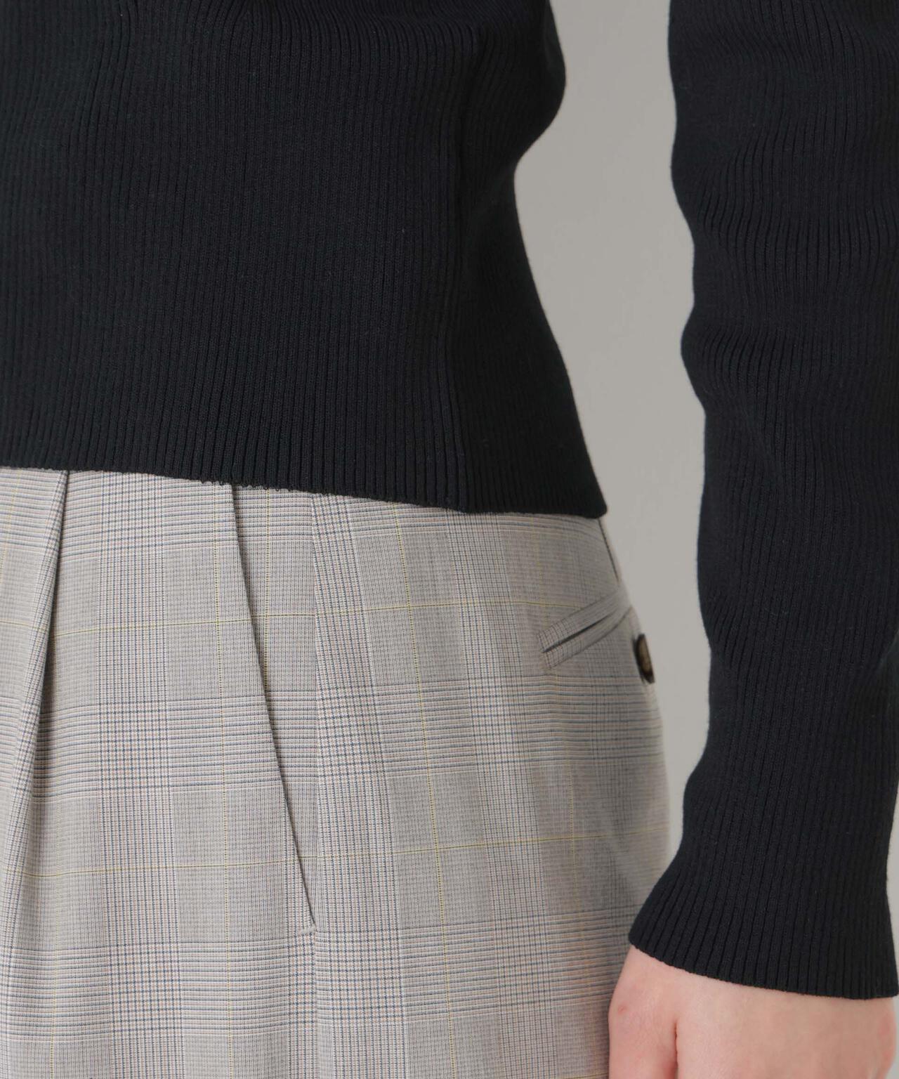 ウォッシャブルハイツイストVネックリブカーディガン 6696122308