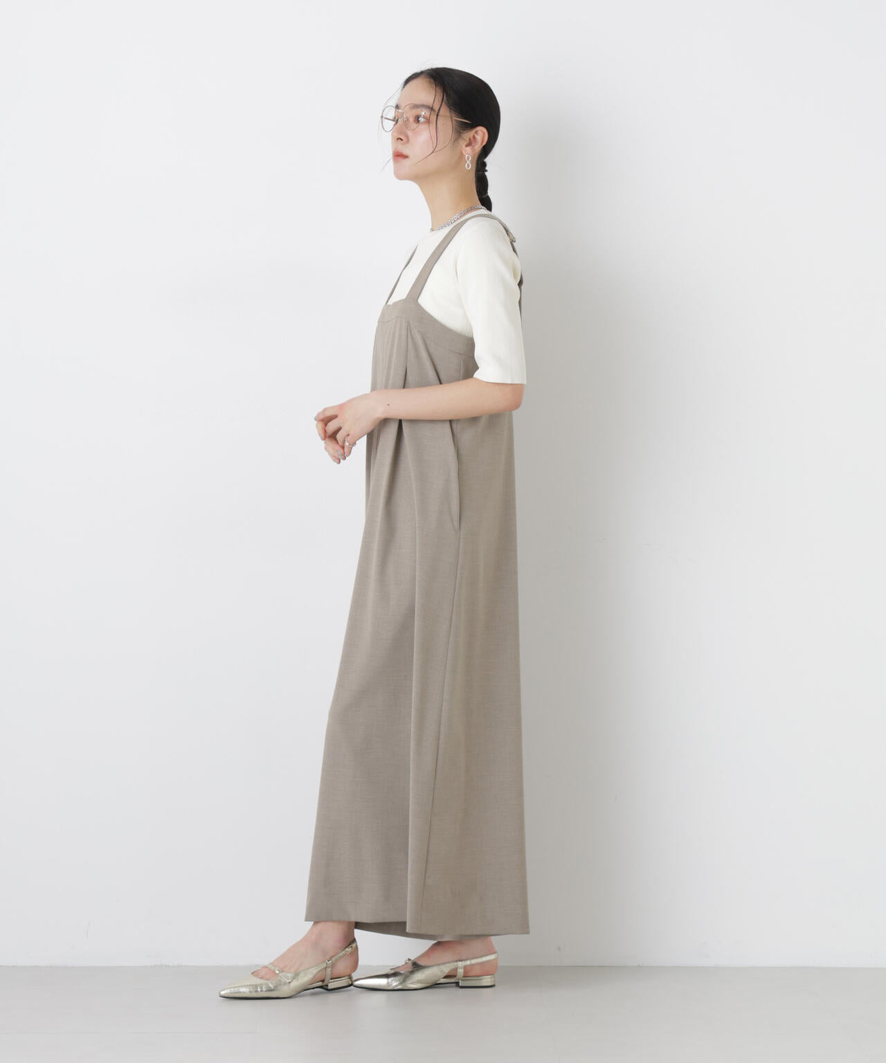 ウォッシャブルハイツイスト五分袖リブニット 6696122309