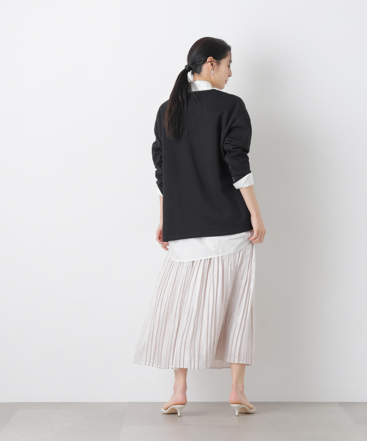 ダンボールカットキーネックスリットトップス 6696123300