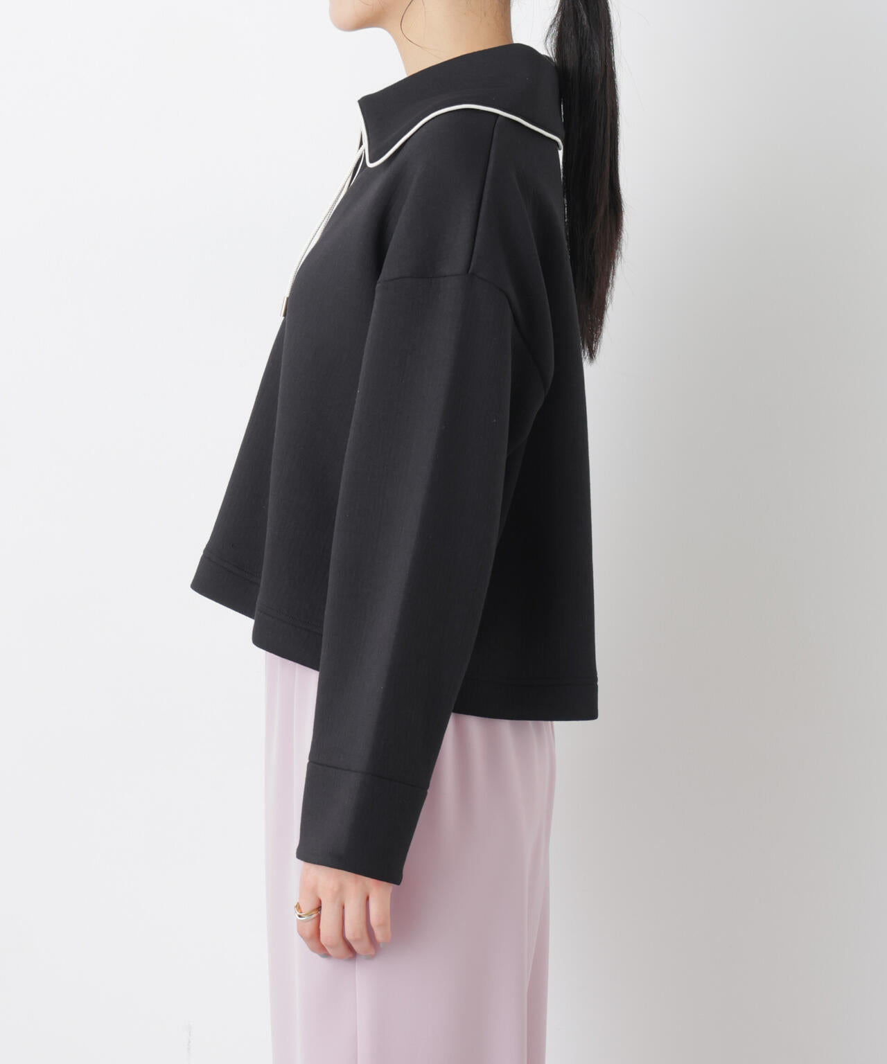 ダンボールカットバイカラーパイピングビッグカラートップス 6696123301