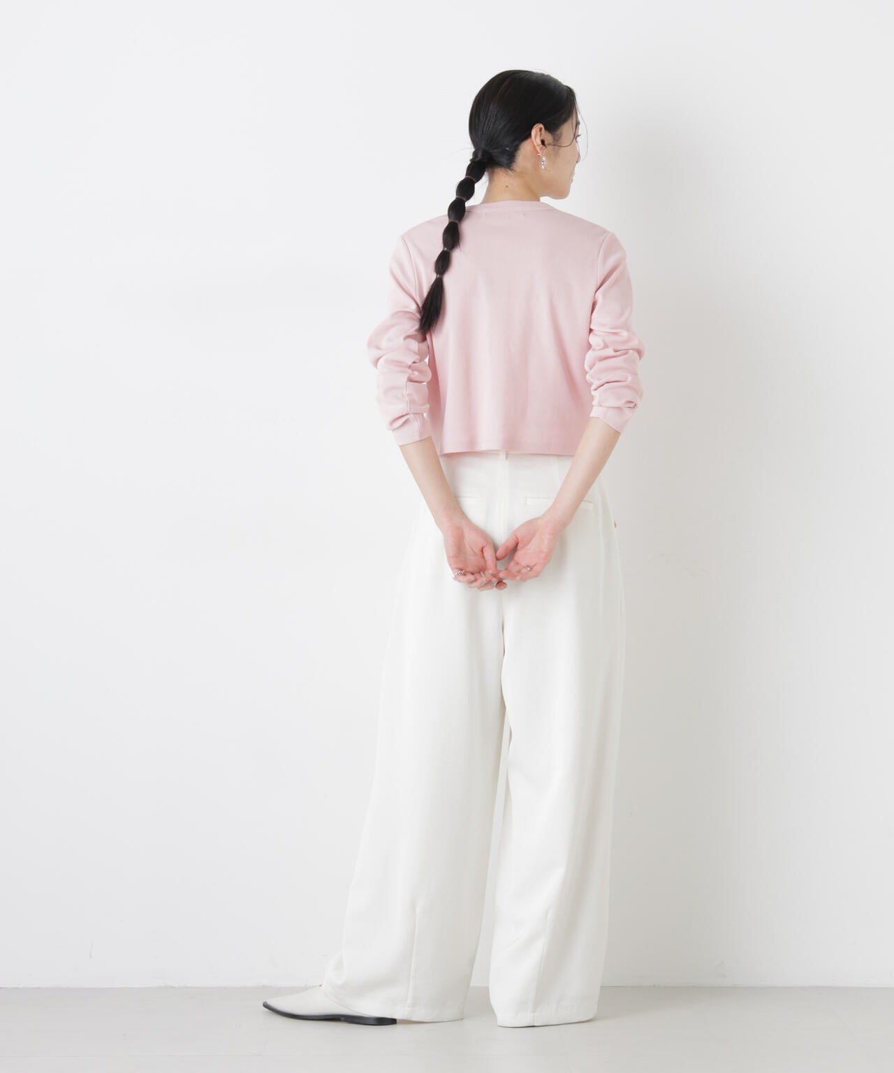 強撚コットンコンパクトカーディガン 6696123302