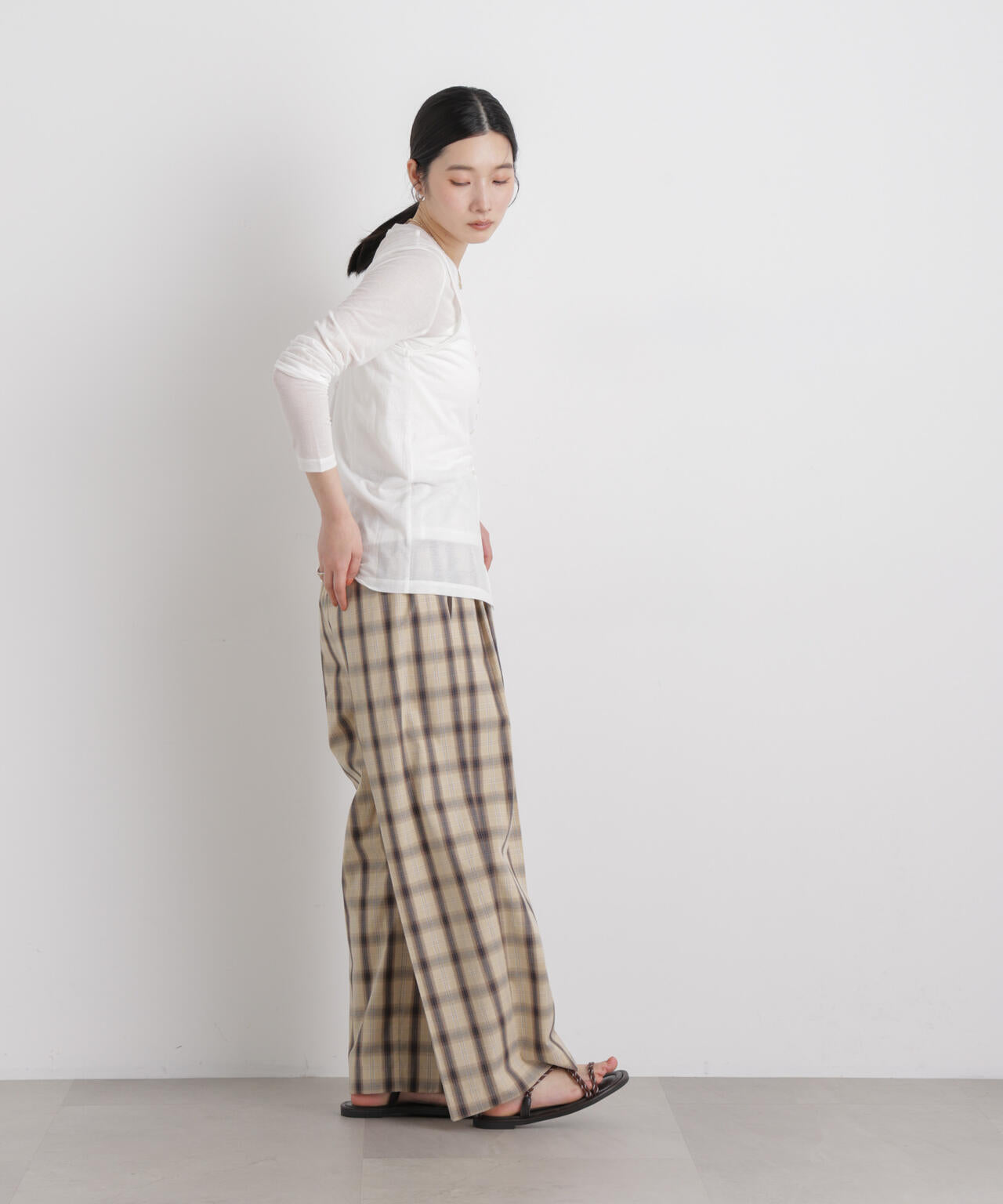 シアータンク+ロンTレイヤードセット 6696123306