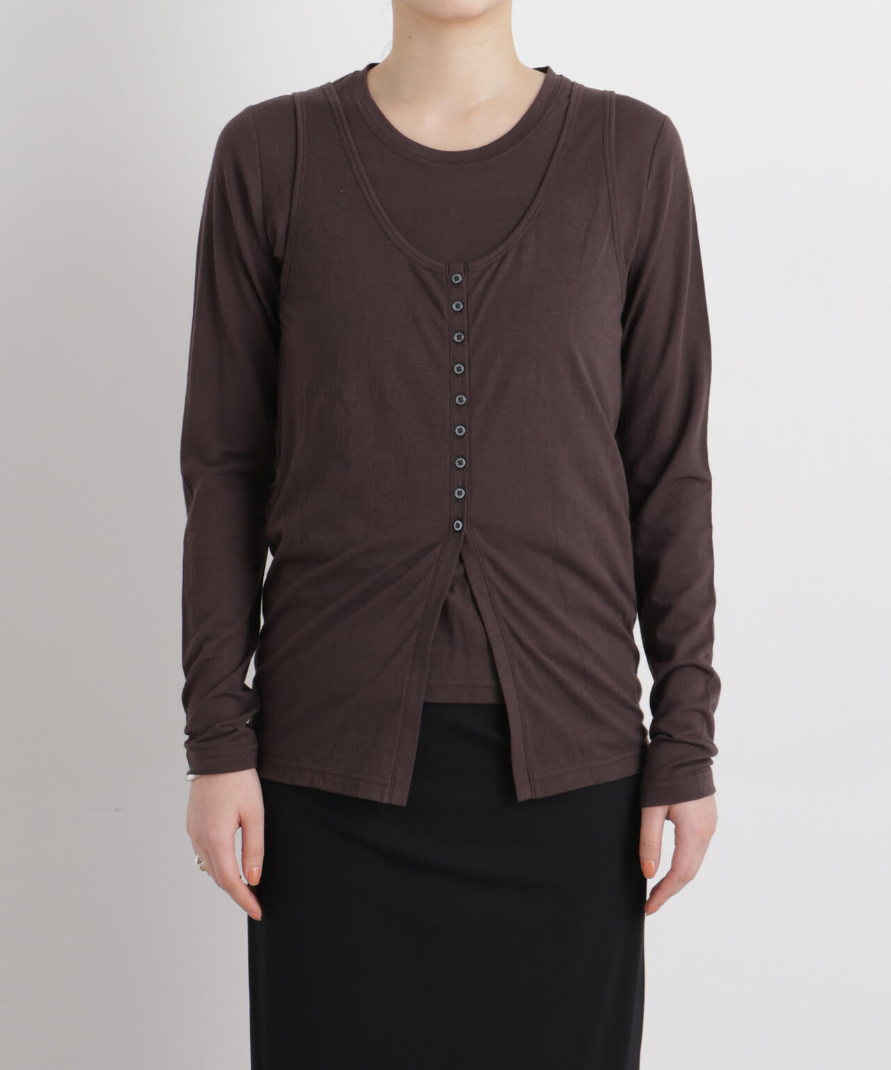 シアータンク+ロンTレイヤードセット 6696123306