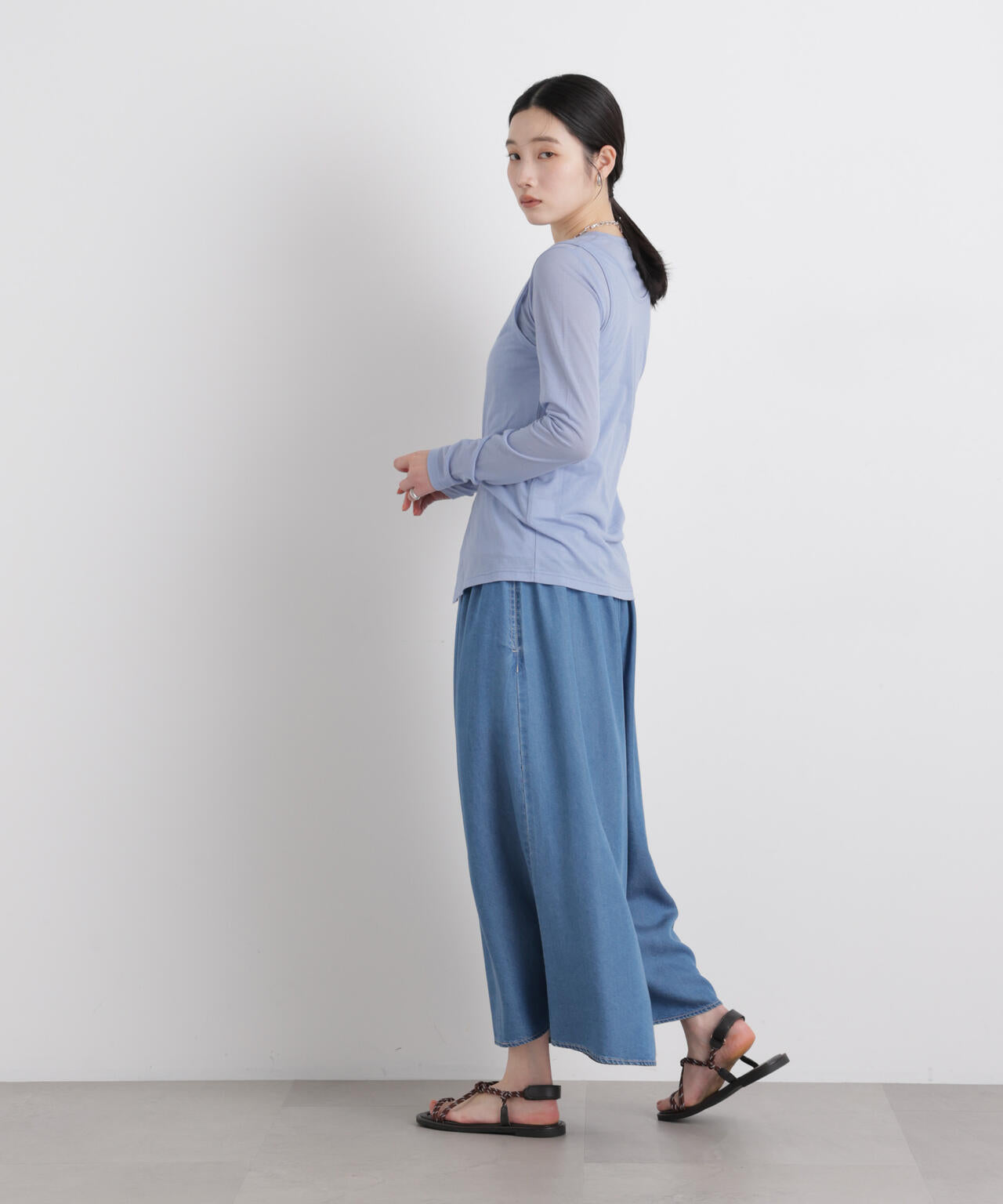 シアータンク+ロンTレイヤードセット 6696123306