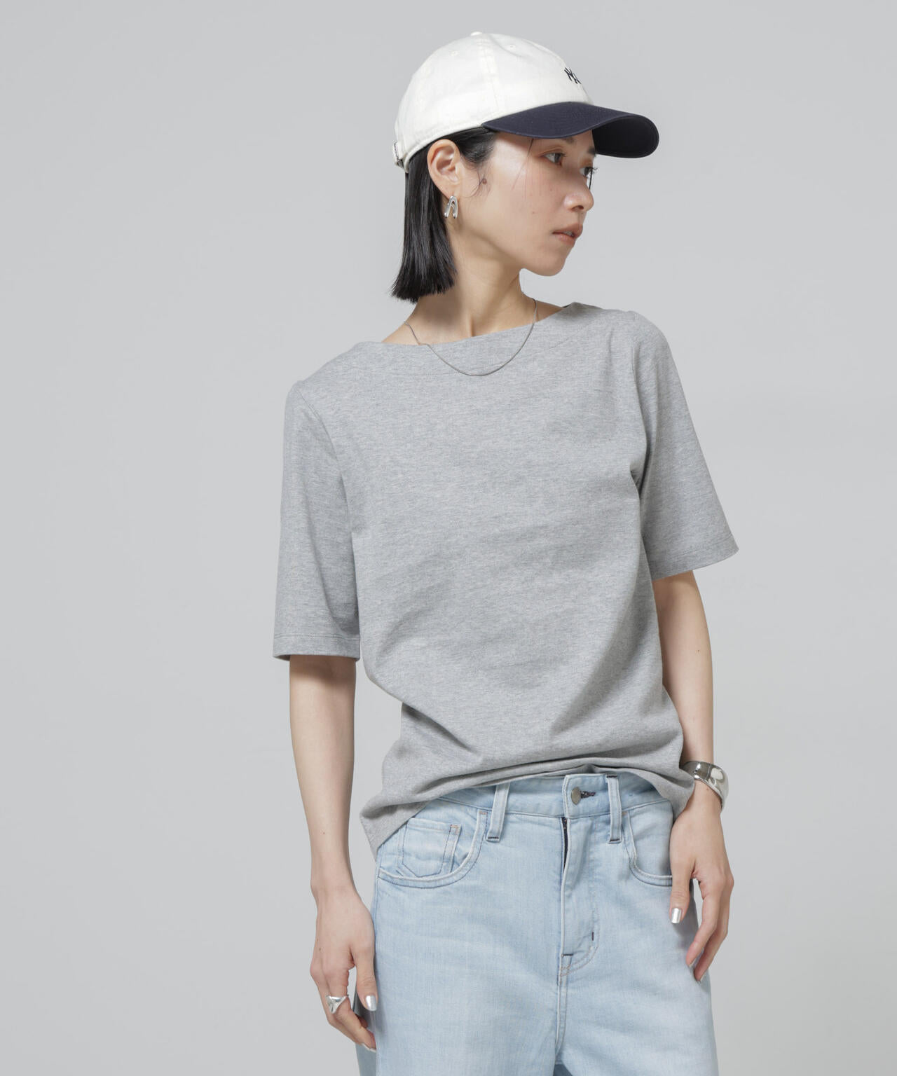 Anti Soaked(R) 汗染み防止ボートネックTシャツ 6696124303