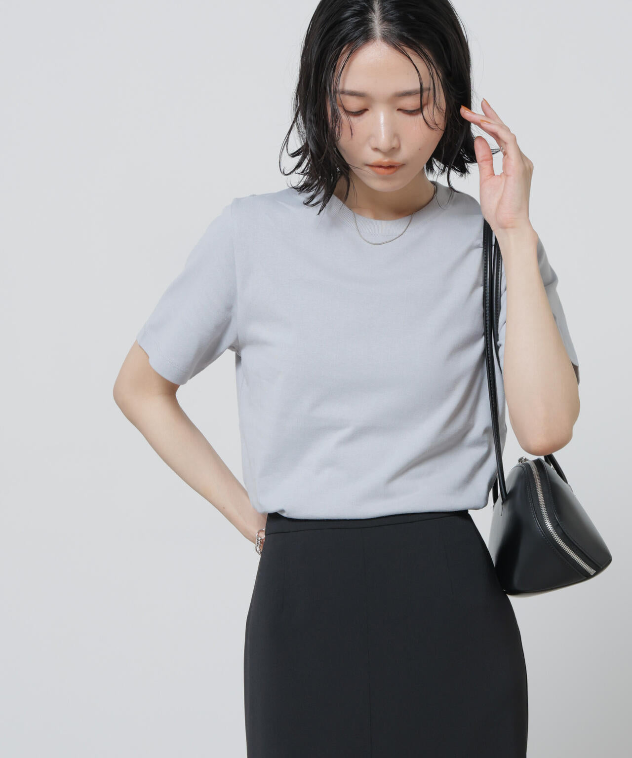 Anti Soaked(R) 汗染み防止カラフルクルーTシャツ 6696124306