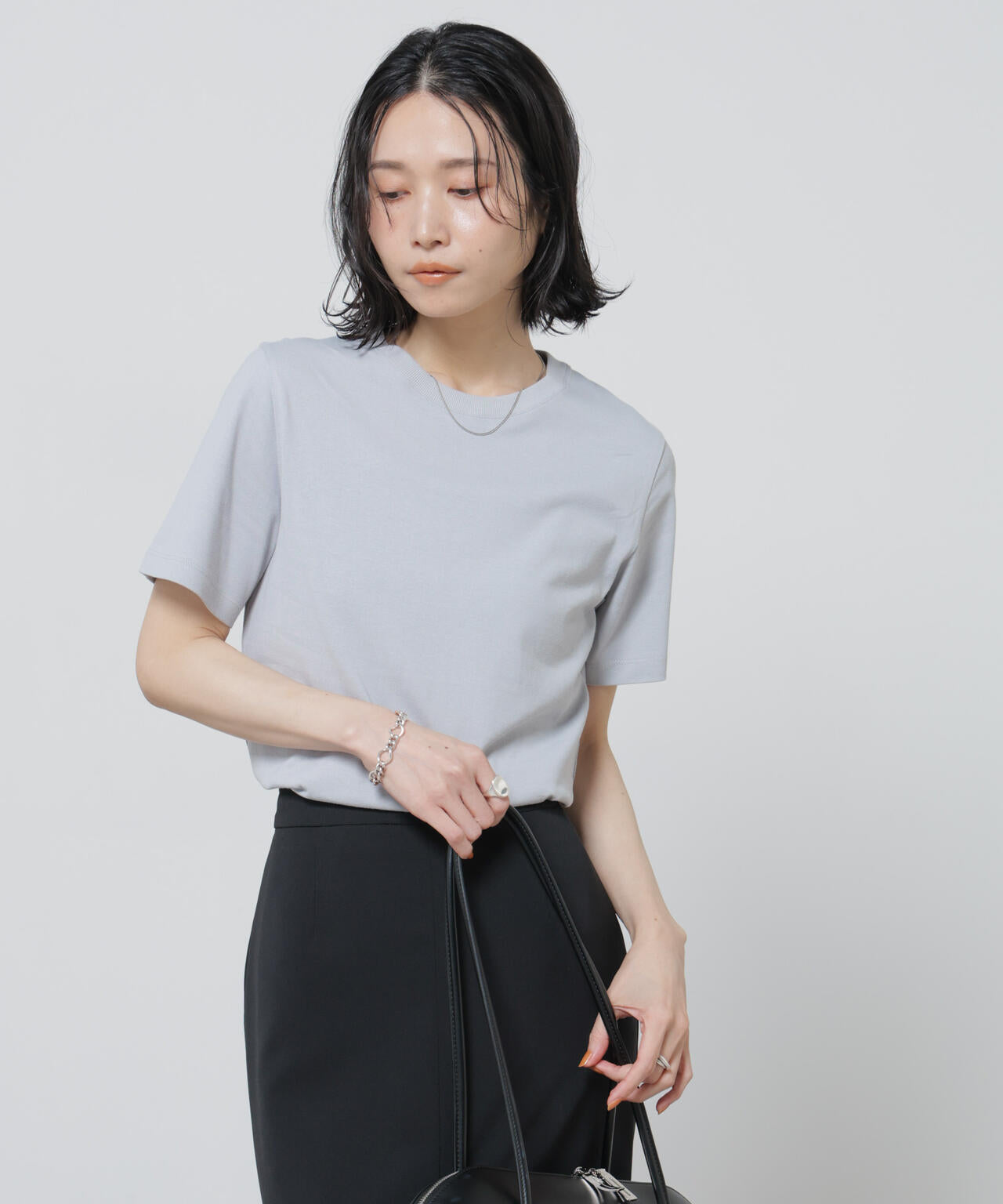 Anti Soaked(R) 汗染み防止カラフルクルーTシャツ 6696124306